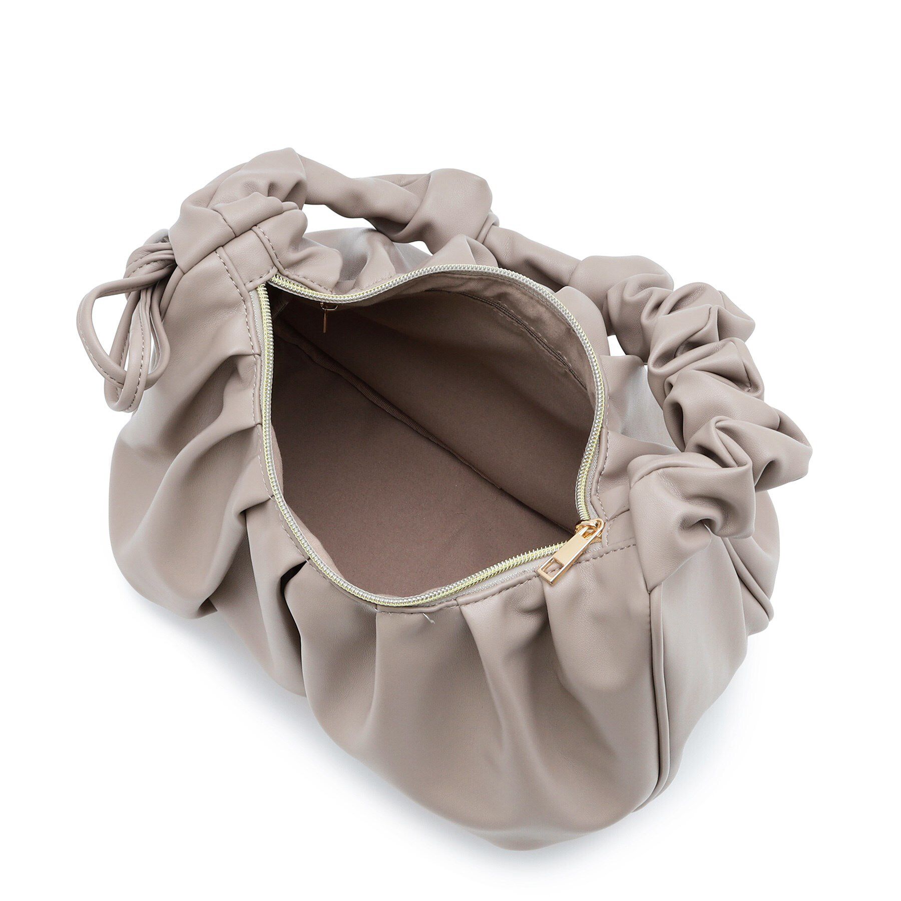 Reflect「【トレンドアイテム／持ち手の長さ調節可能】シャーリングハンドルバッグ」|ショルダー・メッセンジャー|