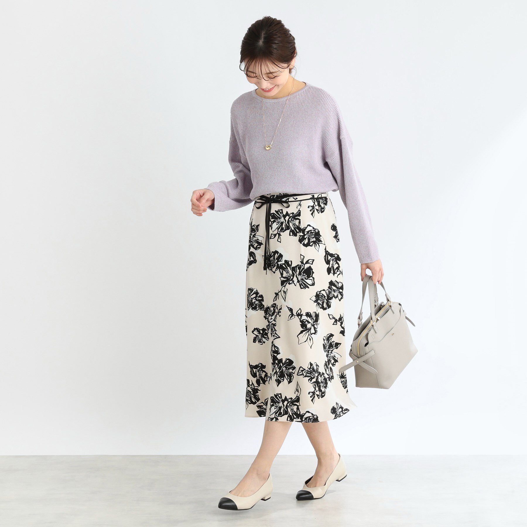 Reflect「【夏SALE】クルーネックミックスカラーニット」|ニット・セーター|