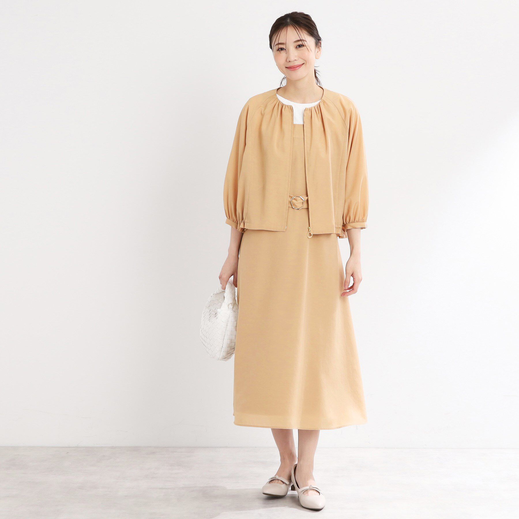 Reflect「【撥水／洗える／セットアップ可】エアリージップアップブルゾン」|ブルゾン・スタジャン|