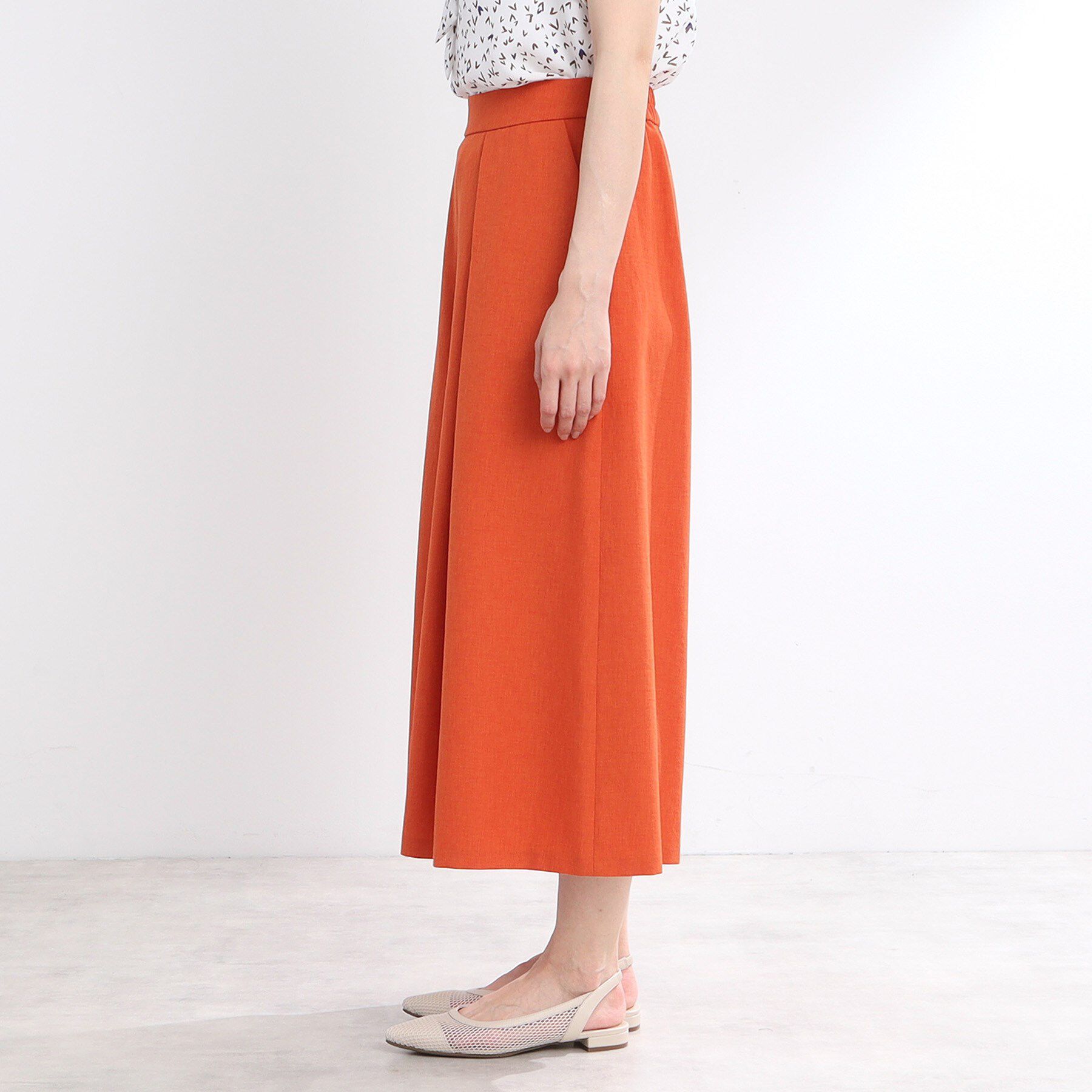 Reflect「【洗える】タックスカート風ワイドパンツ」|その他|