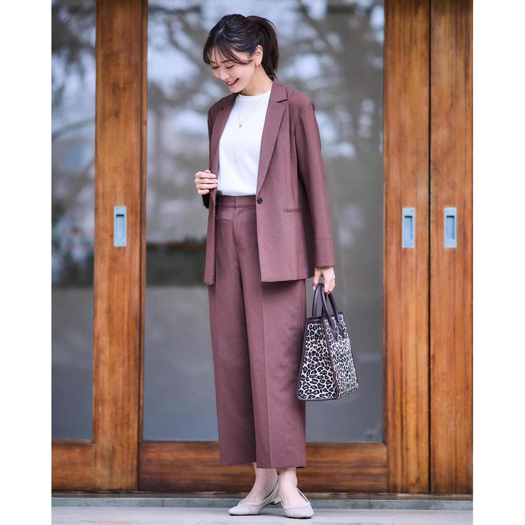 Reflect「【マシンウォッシュ可／セットアップ可／通勤におすすめ】ドライタッチストレートパンツ」|その他|