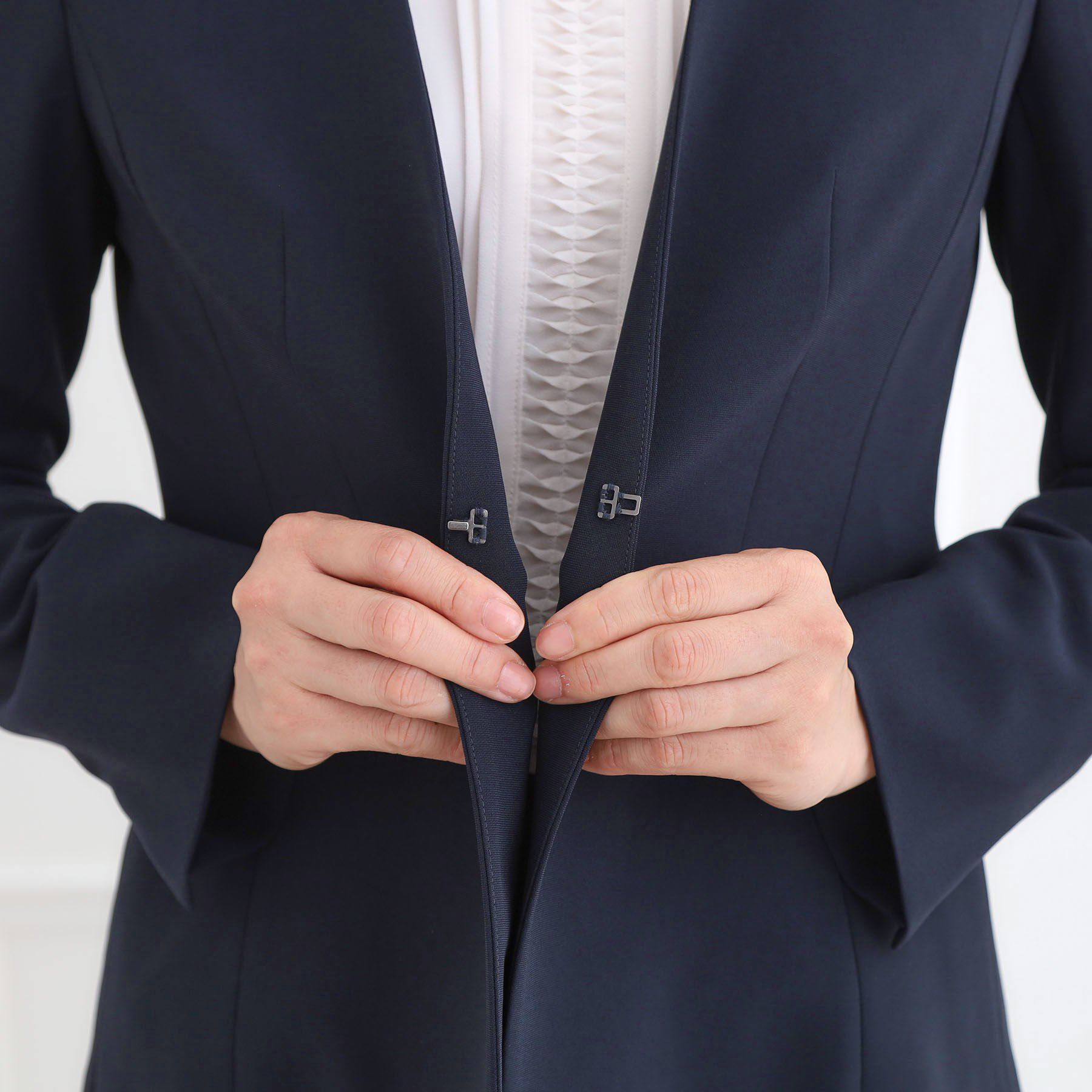 Reflect「【フォーマル／入卒／セットアップ可】ノーカラージャケット」|ノーカラージャケット|