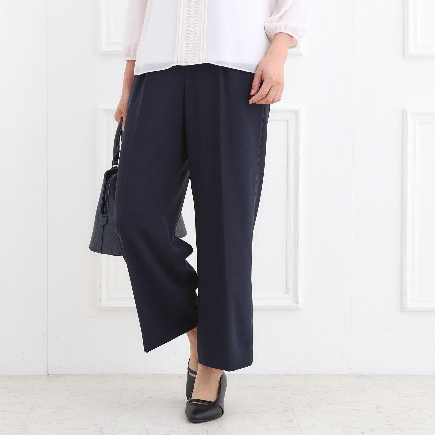 Reflect「【フォーマル／入卒／セットアップ可】タック入りワイドパンツ」|その他|