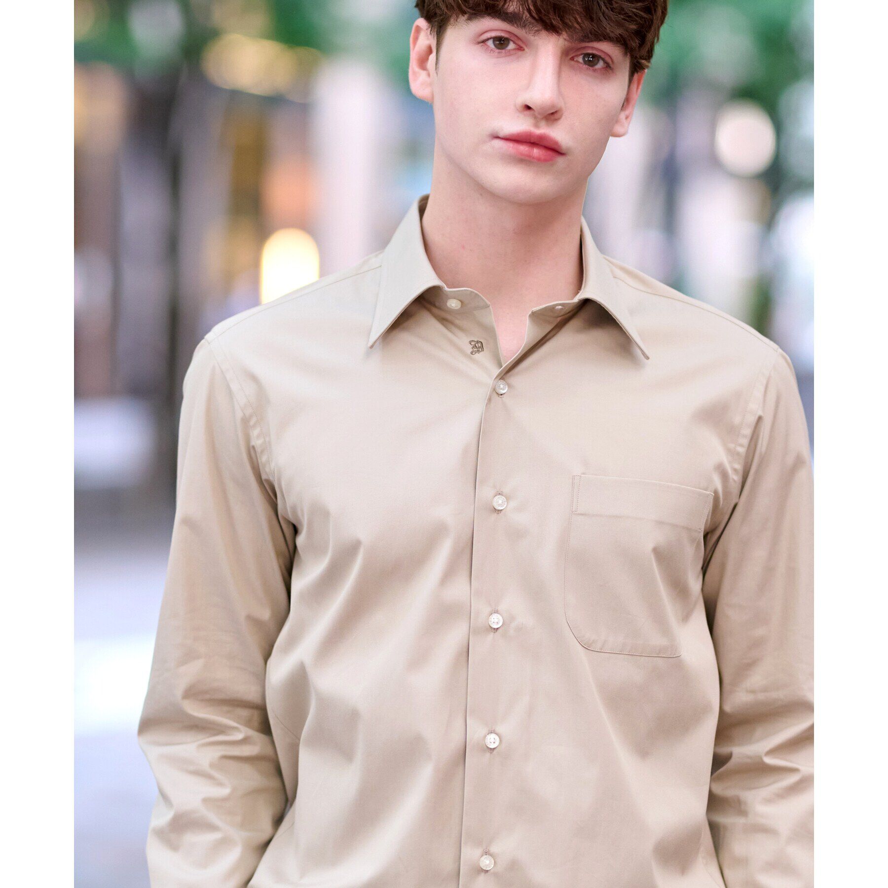 DRESSTERIOR「レギュラーカラードレスシャツ」|シャツ・ブラウス|