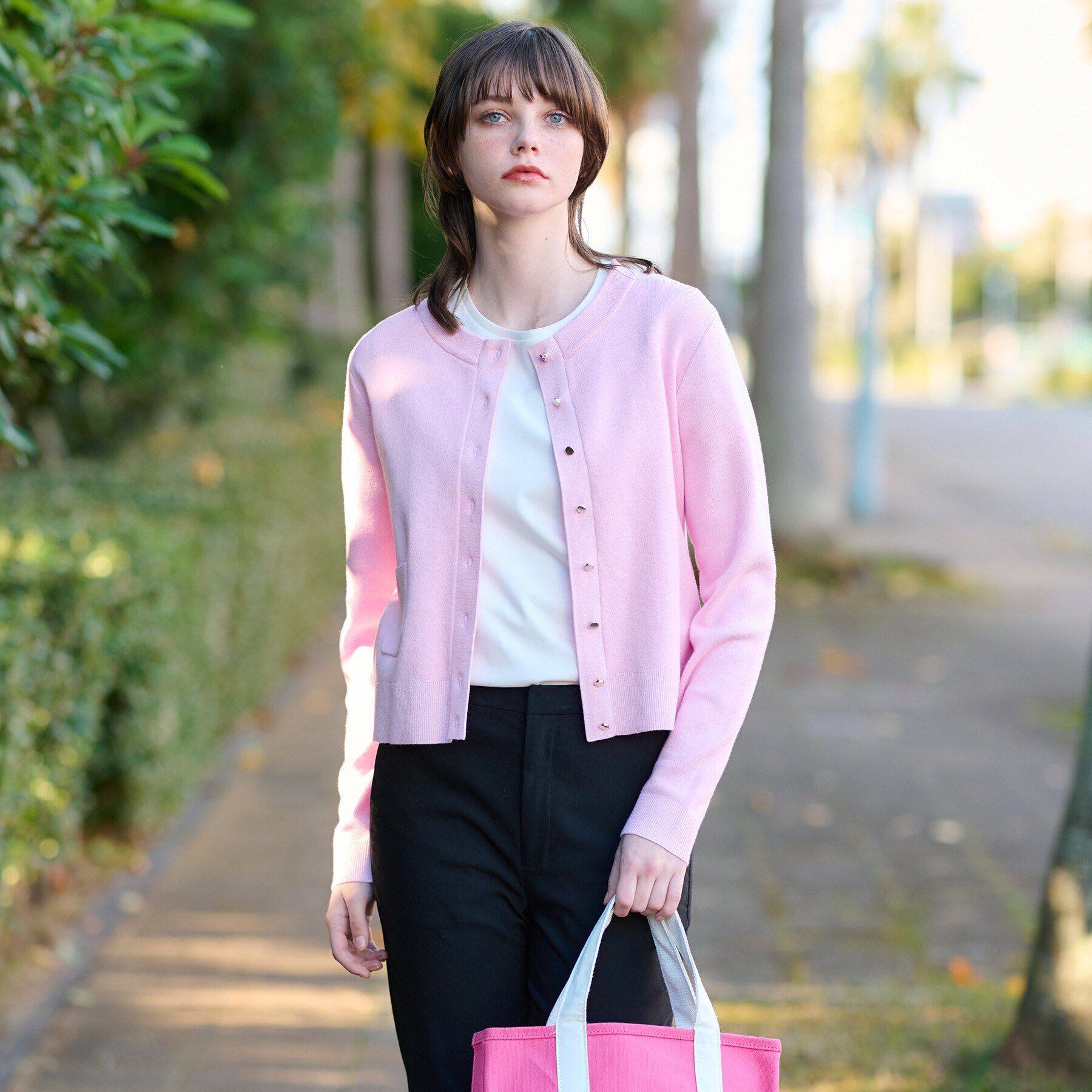 DRESSTERIOR「【洗える】ウォッシャブルコットンカシミヤ混カーディガン」|カーディガン|