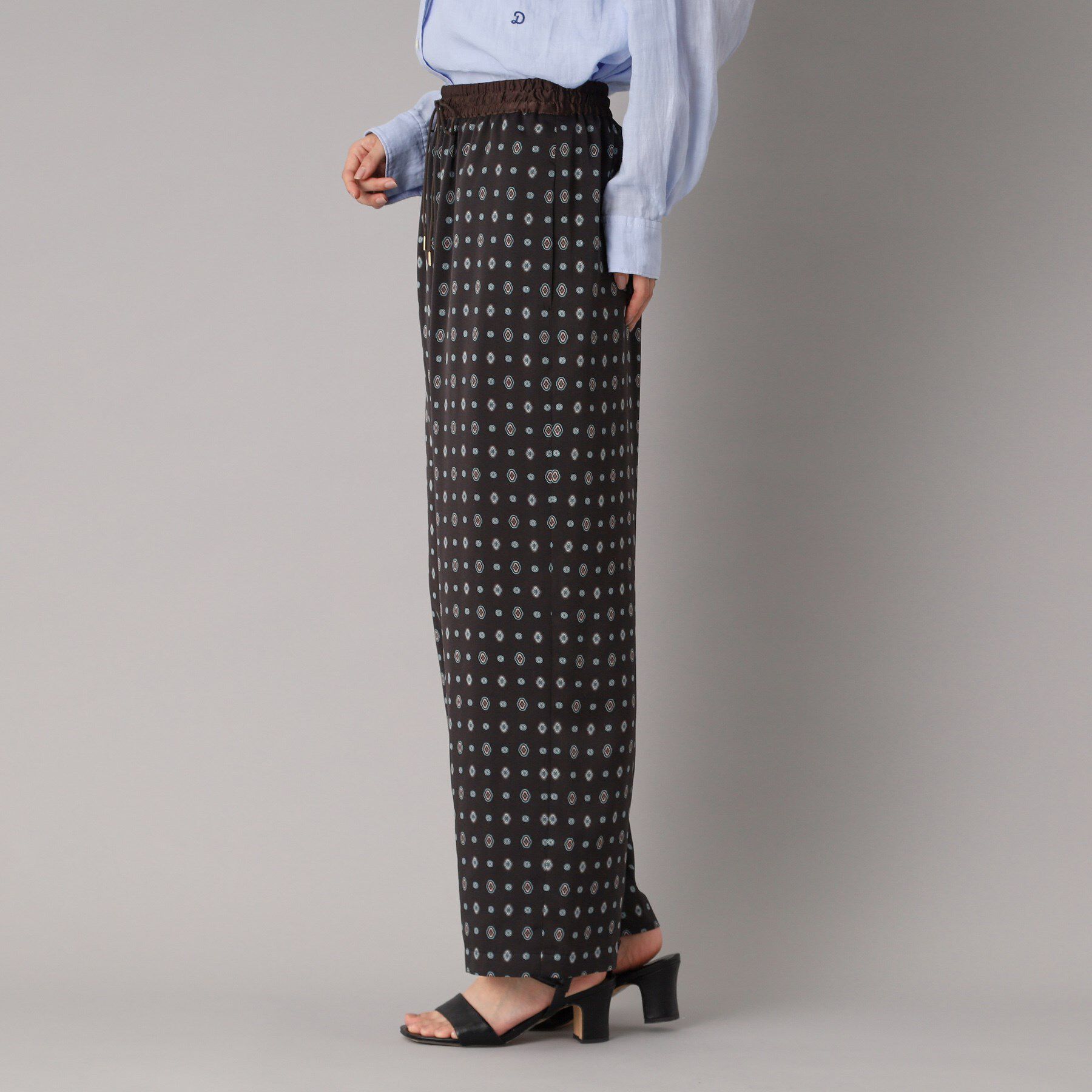 DRESSTERIOR「【ウエストゴム/小紋柄】エスニックヴィンテージプリントイージーパンツ」|その他|