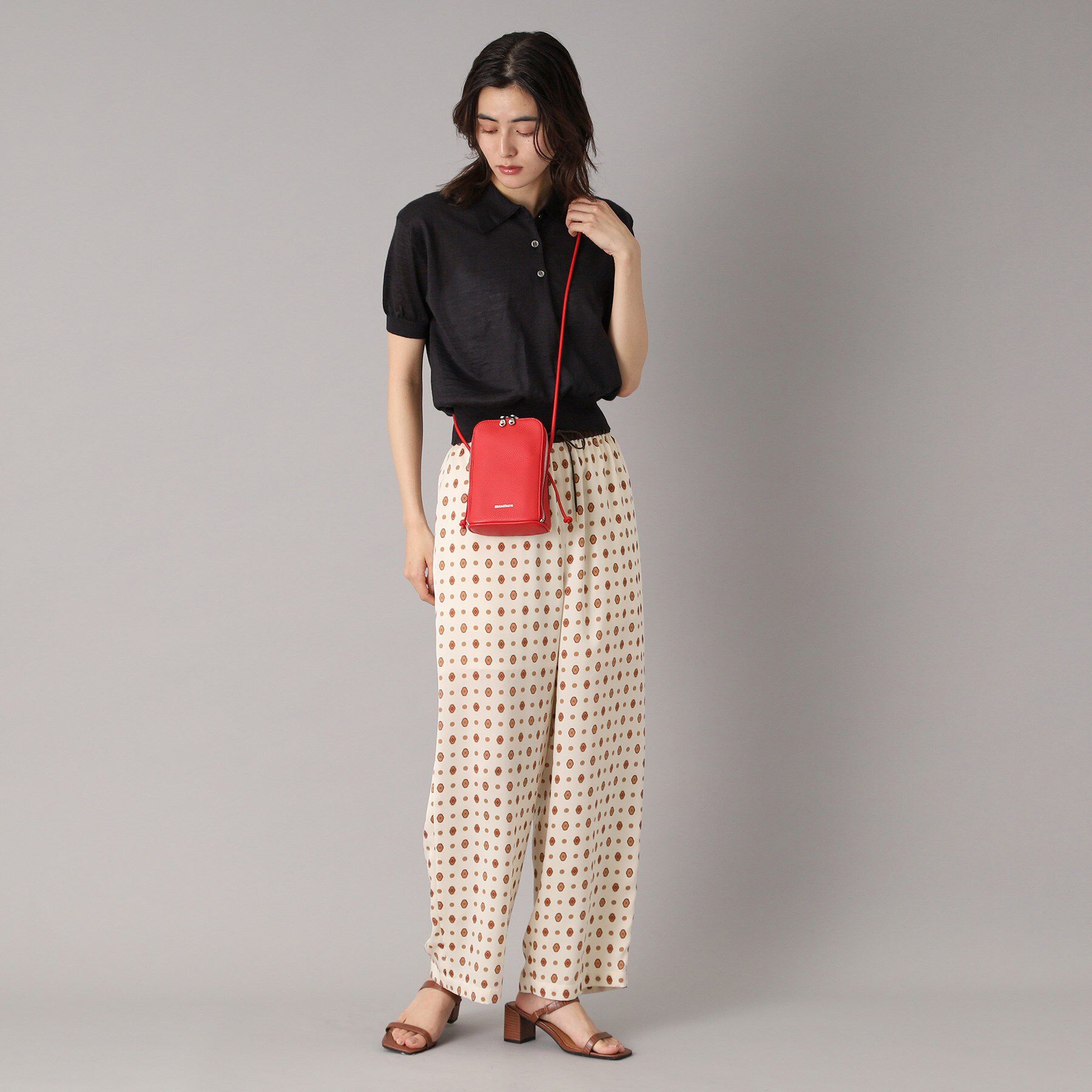 DRESSTERIOR「【ウエストゴム/小紋柄】エスニックヴィンテージプリントイージーパンツ」|その他|