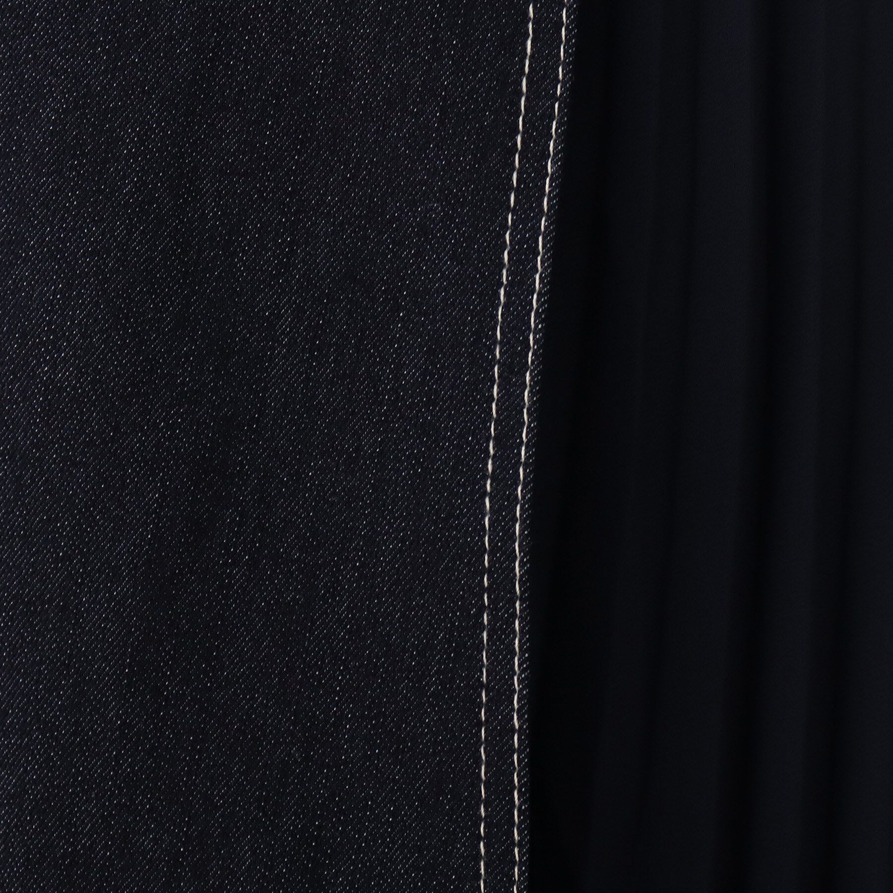 grove「グローブ人気のスカート！デニムサイドプリーツスカート」|スカート|