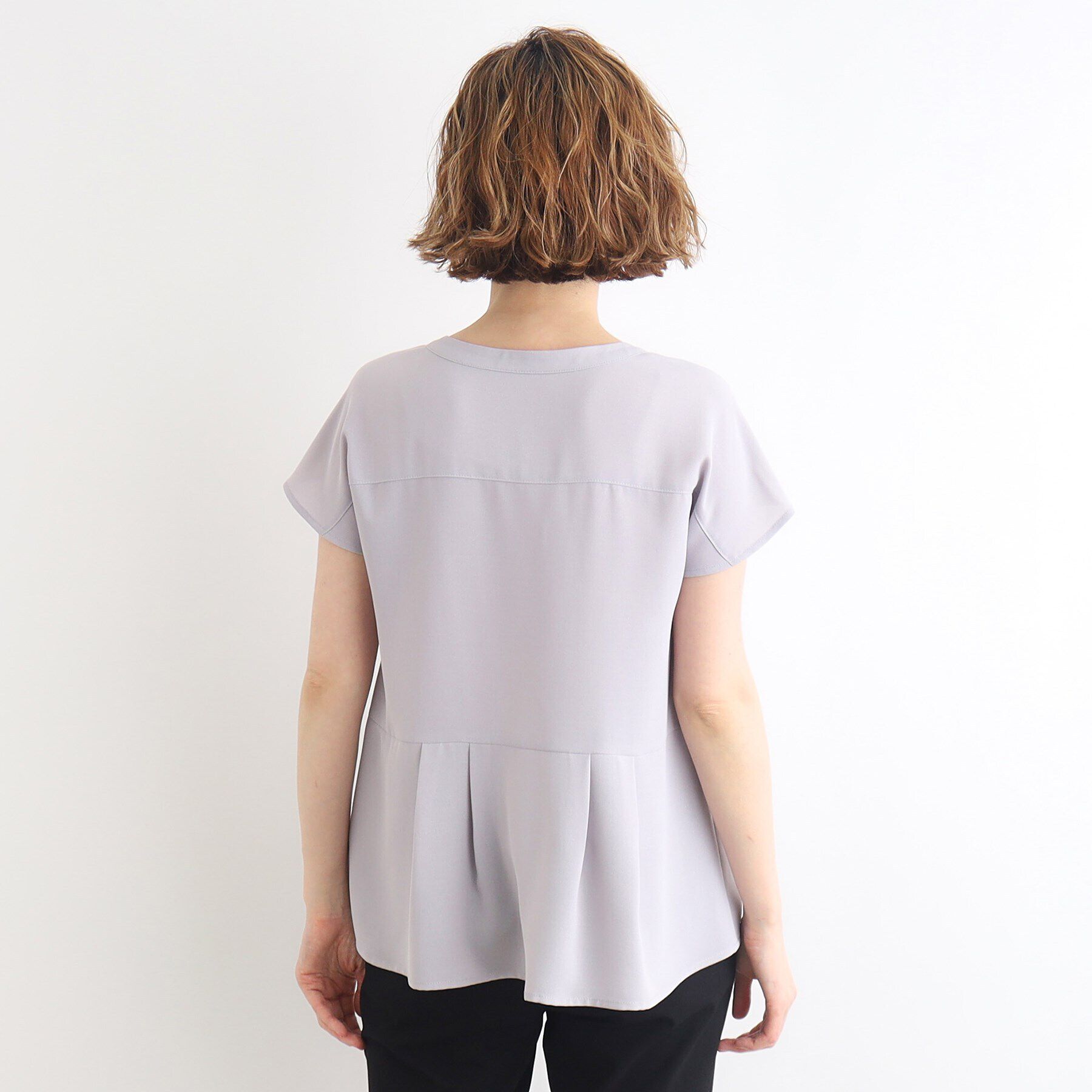 grove「スキッパーウエストタックペプラムブラウス」|シャツ・ブラウス|