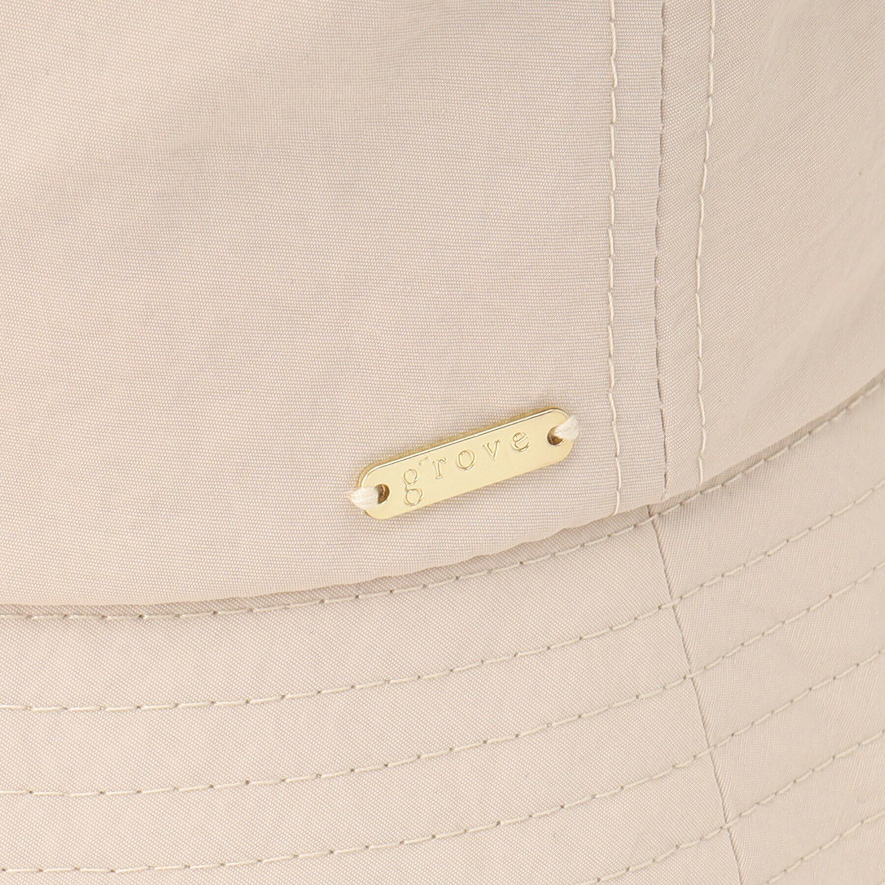 grove「ナイロンメタルプレートハット」|ハット|