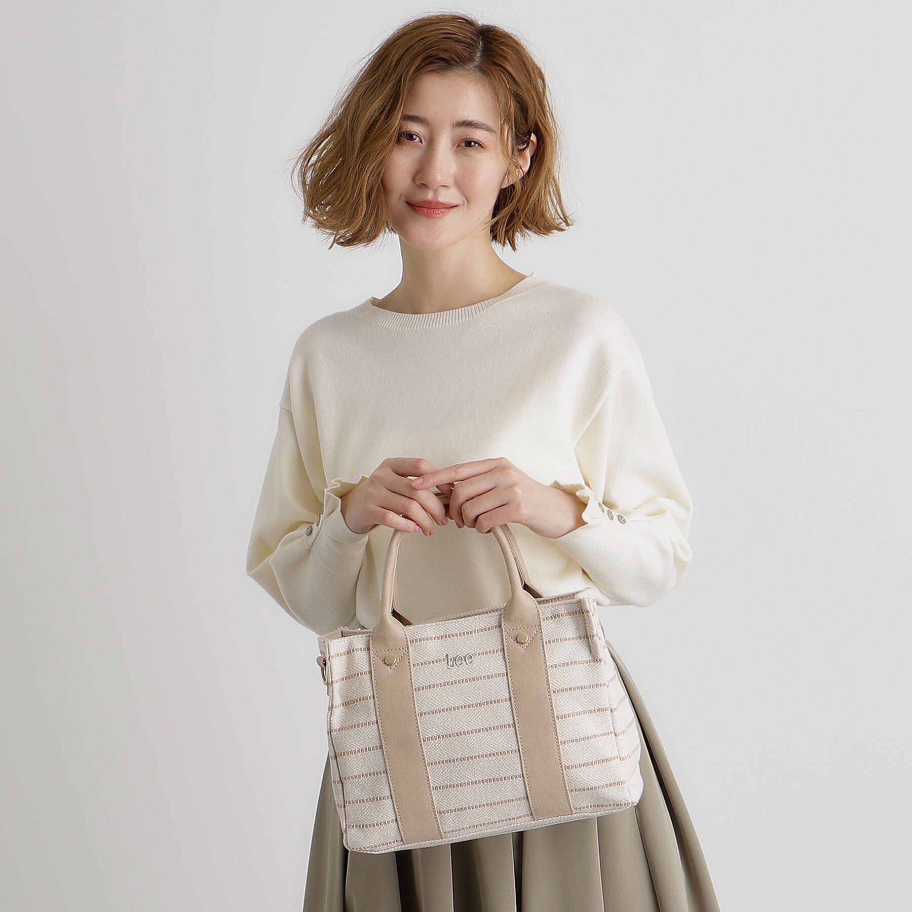 grove「【Lee別注】スクエアキャンバストート」|トートバッグ|