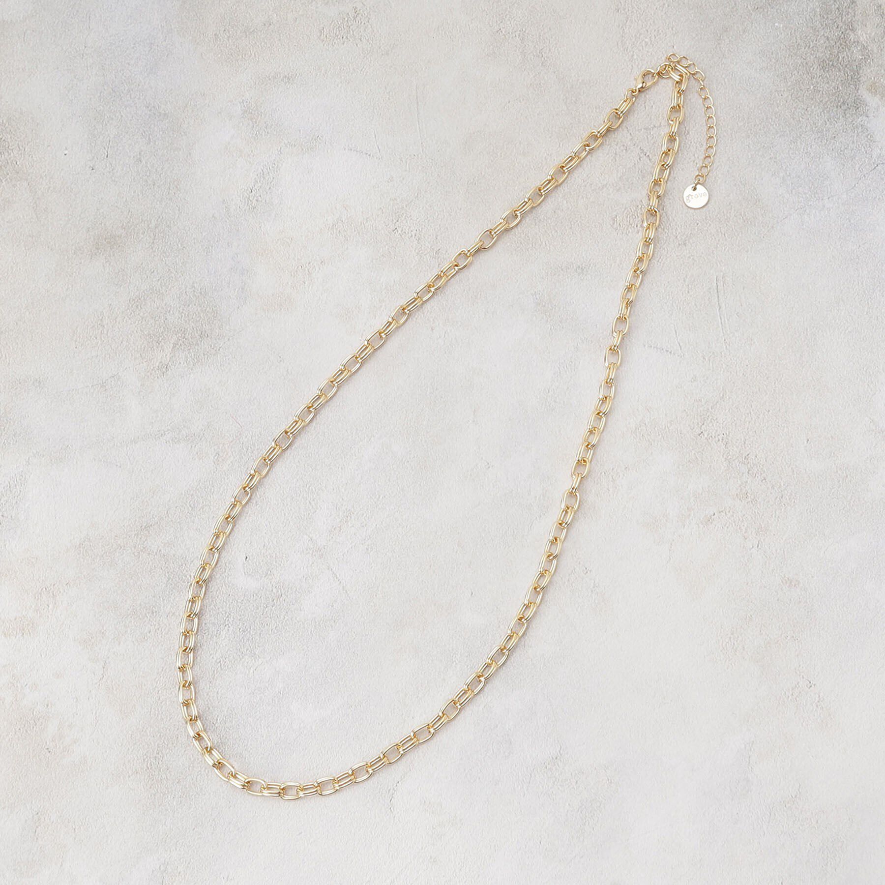 grove「アクセントチェーンショートネックレス」|ネックレス|ゴールド(007)