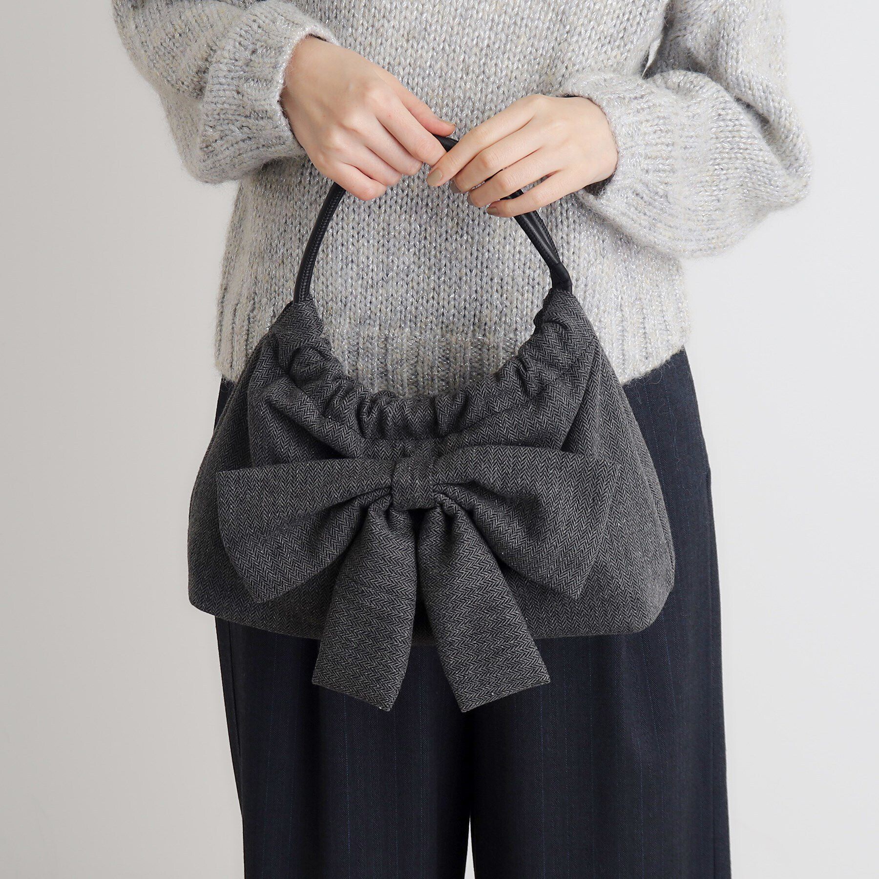 grove「リボンギャザートート」|トートバッグ|