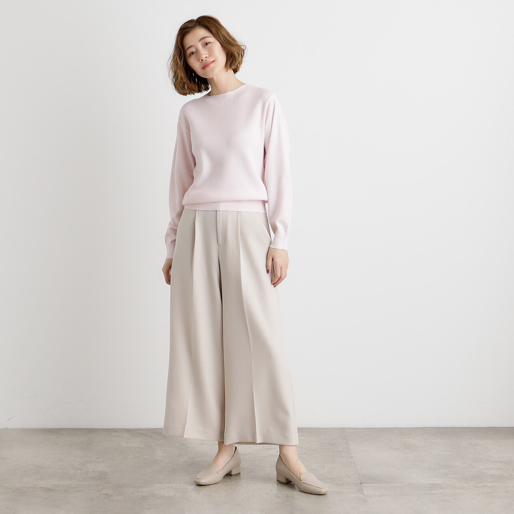 grove「クロップドワイドパンツ」|その他|