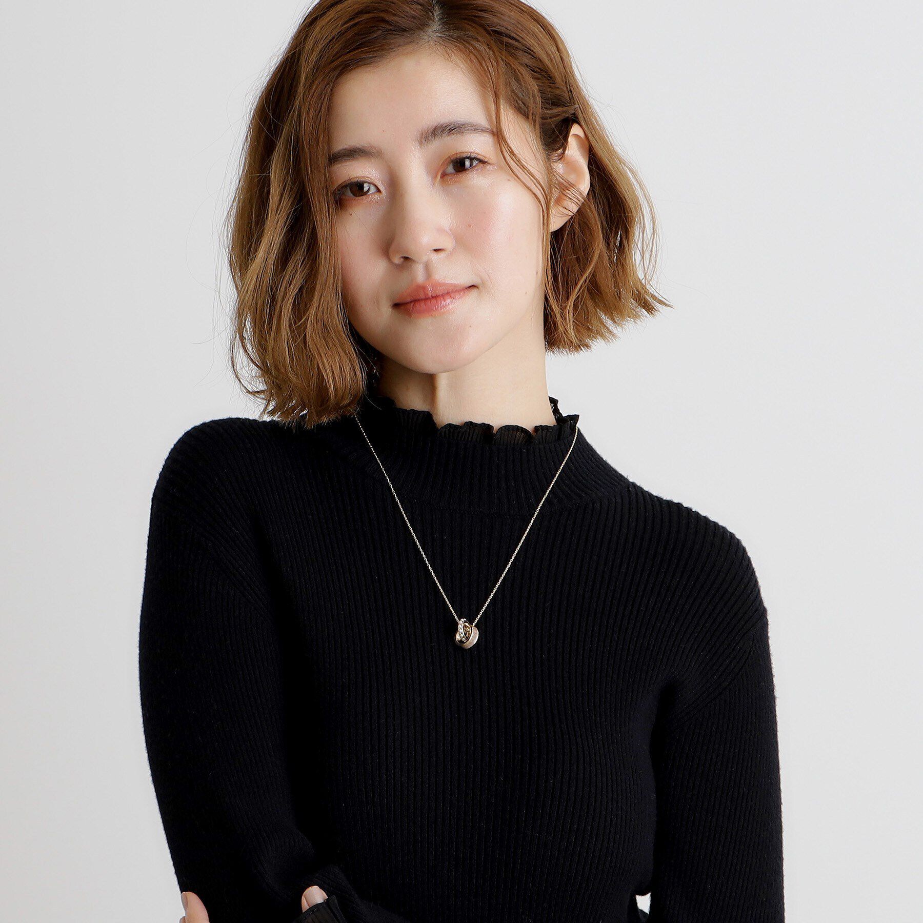 grove「フェイクパールエポリングネックレス」|ネックレス|