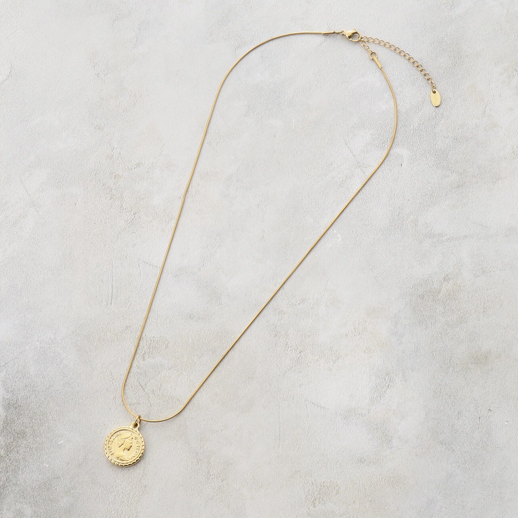 grove「【ステンレス】コインチェーンネックレス」|ネックレス|