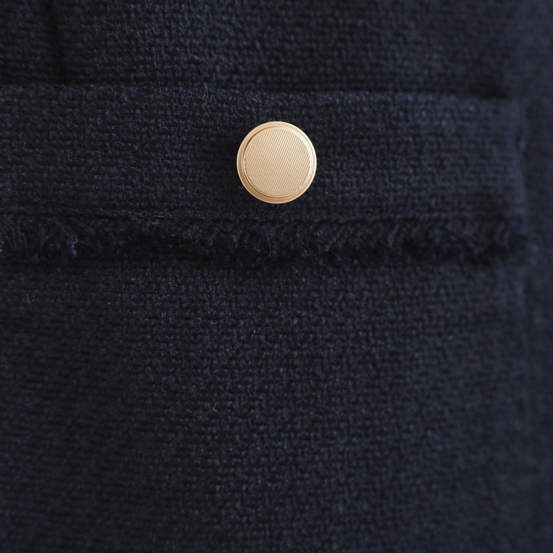 grove「ミドルツイードジャケット」|ノーカラージャケット|