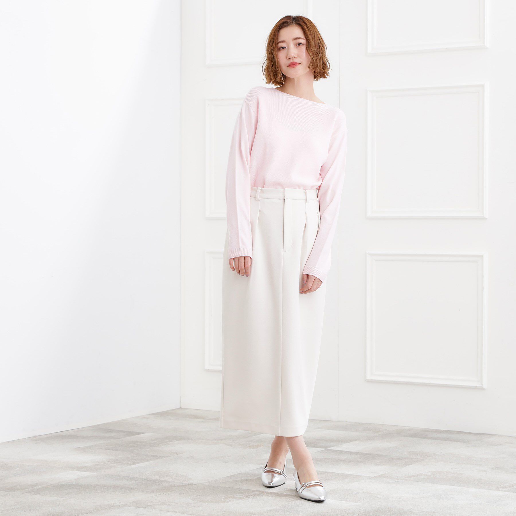 grove「【洗える】毛玉軽減ニットプルオーバー」|ニット・セーター|