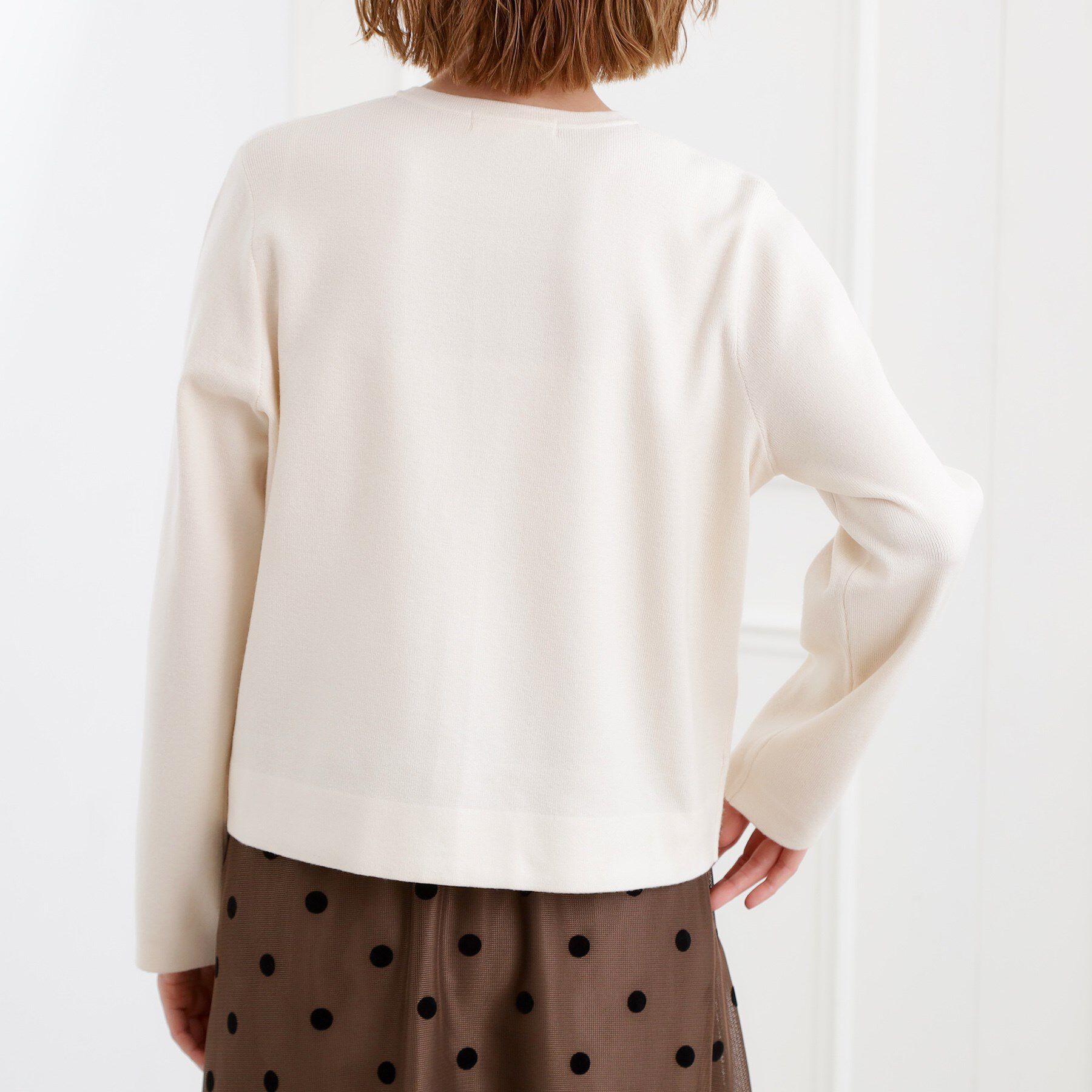 grove「【洗える】毛玉軽減クルーネックカーディガン」|カーディガン|