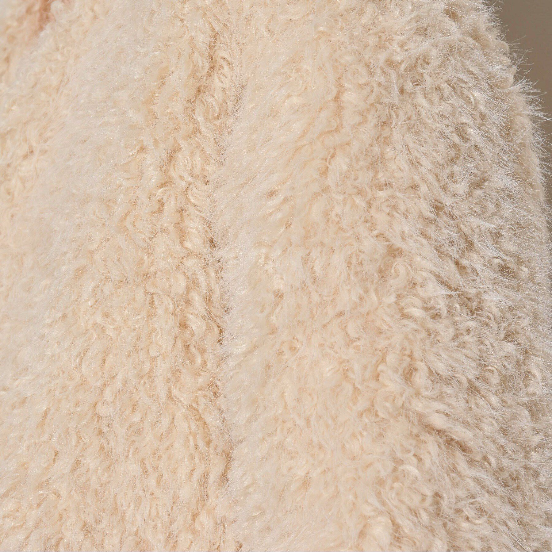 GALLEST「フェイクファーボレロジャケット」|ノーカラージャケット|