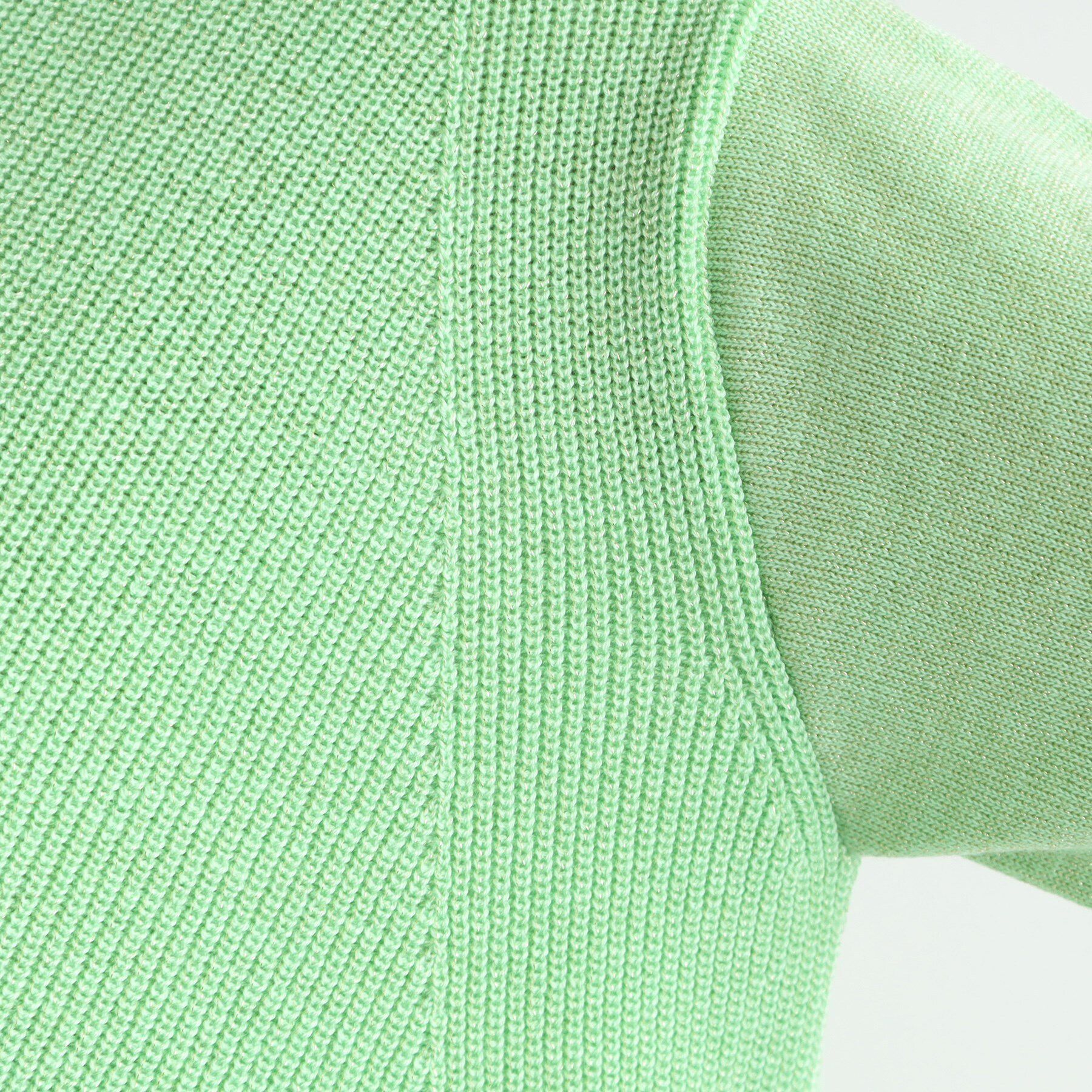 INDIVI「【洗える／日本製／ウール混】Vネックラメニット」|ニット・セーター|