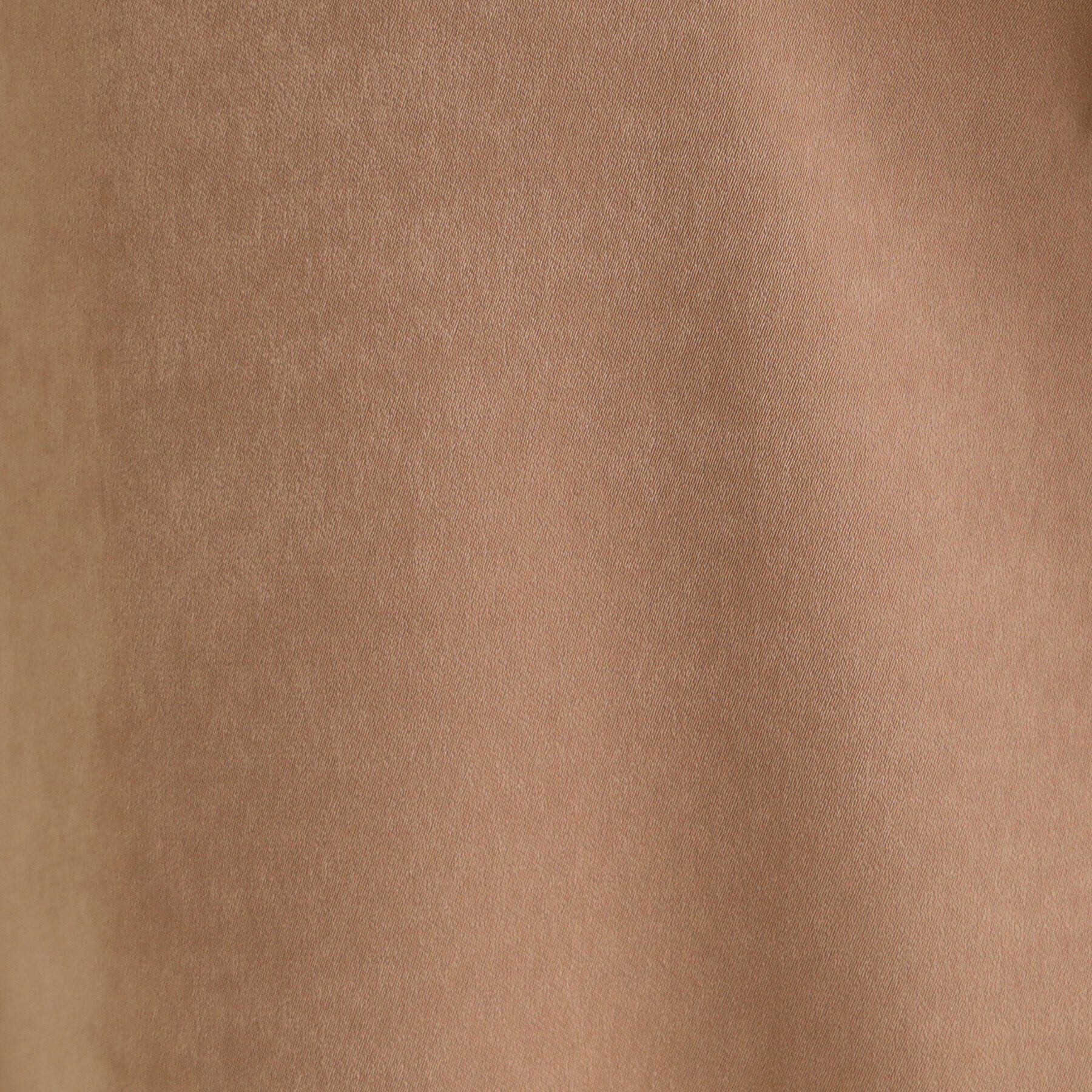 INDIVI「【洗える／UVケア】スエード調サテンジップブラウス」|シャツ・ブラウス|