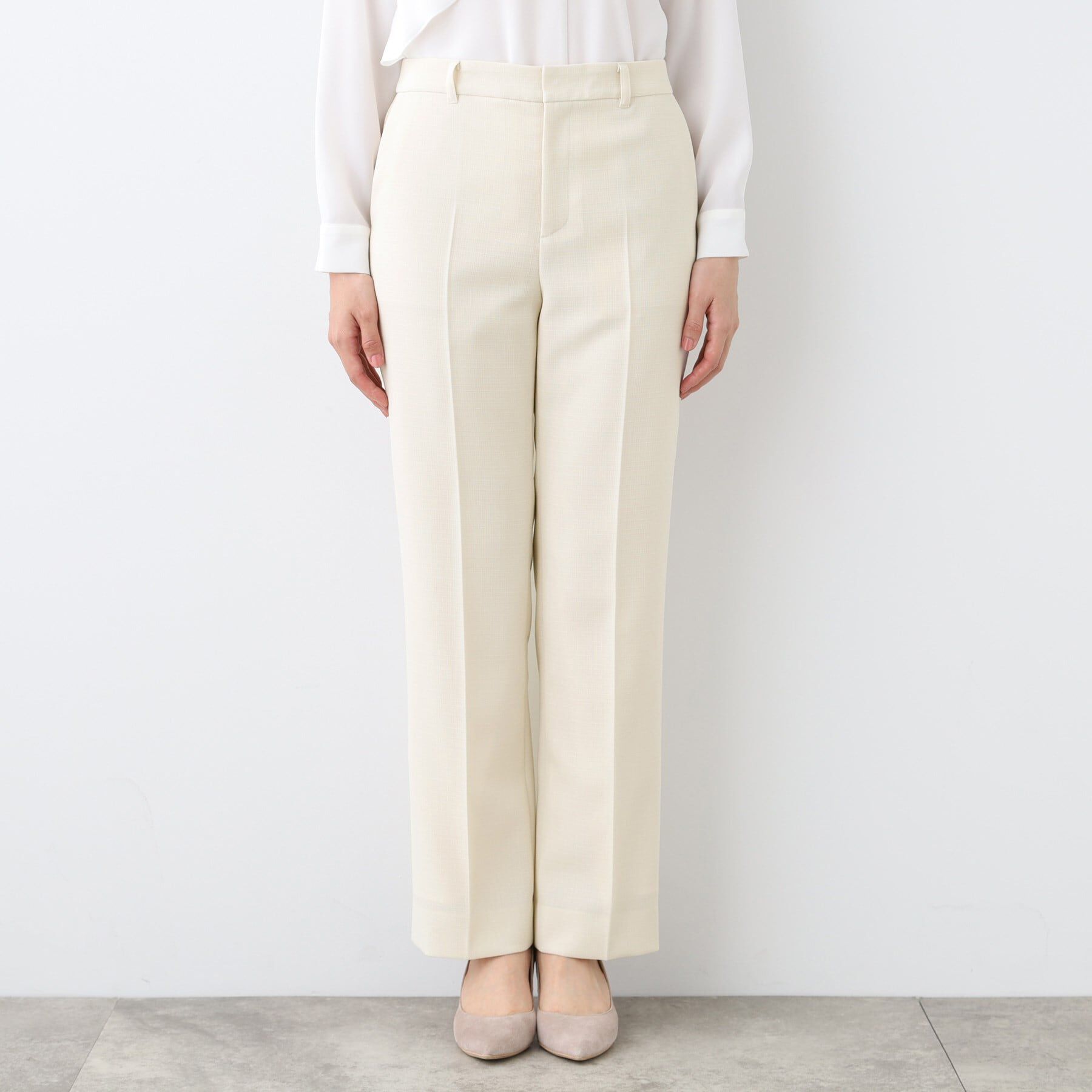 INDIVI「【洗える／スーツ】ストレートラインパンツ」|スーツ|