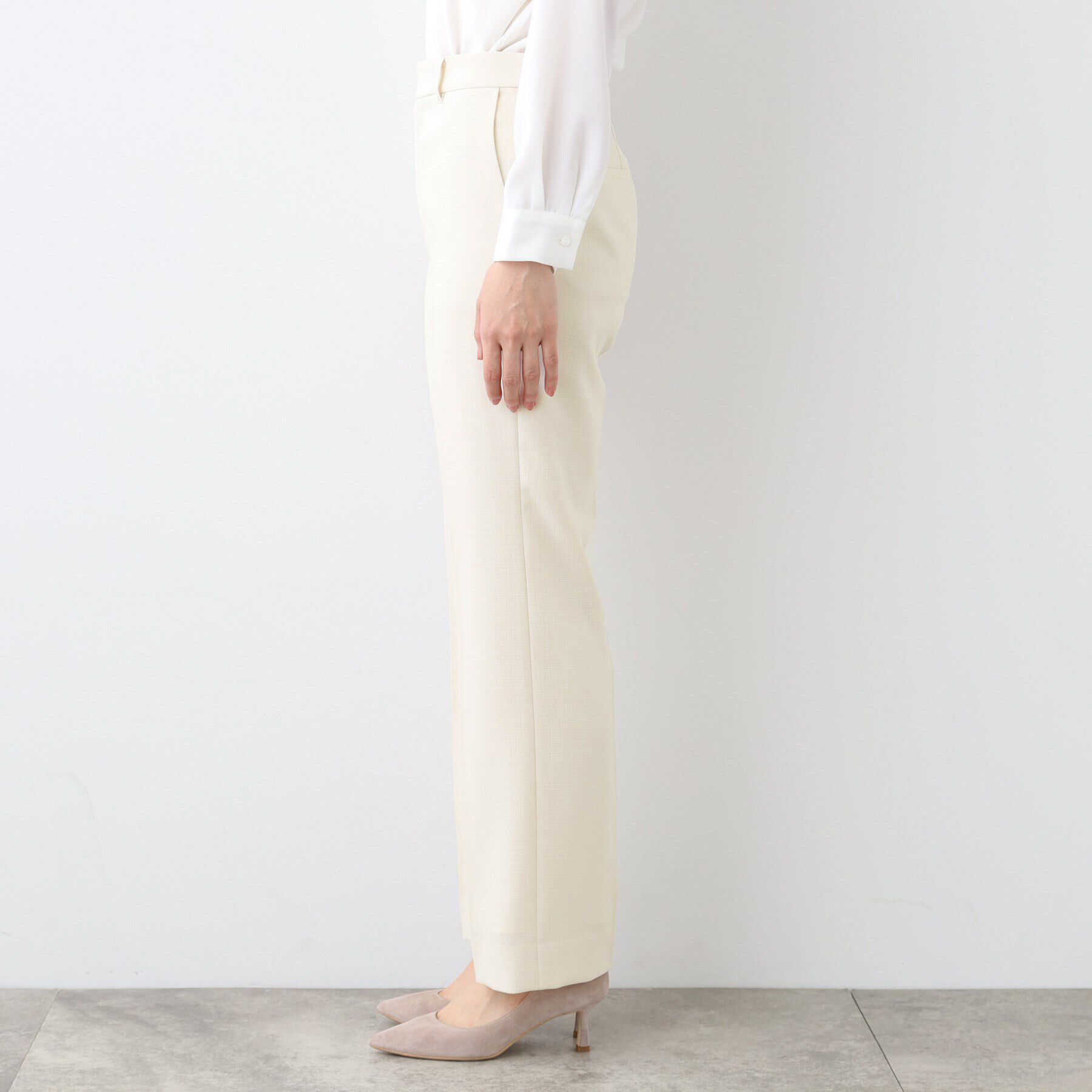 INDIVI「【洗える／スーツ】ストレートラインパンツ」|スーツ|