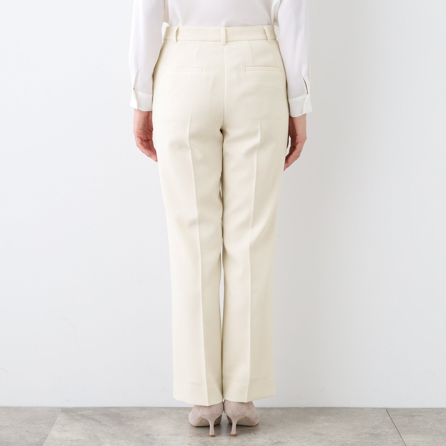 INDIVI「【洗える／スーツ】ストレートラインパンツ」|スーツ|
