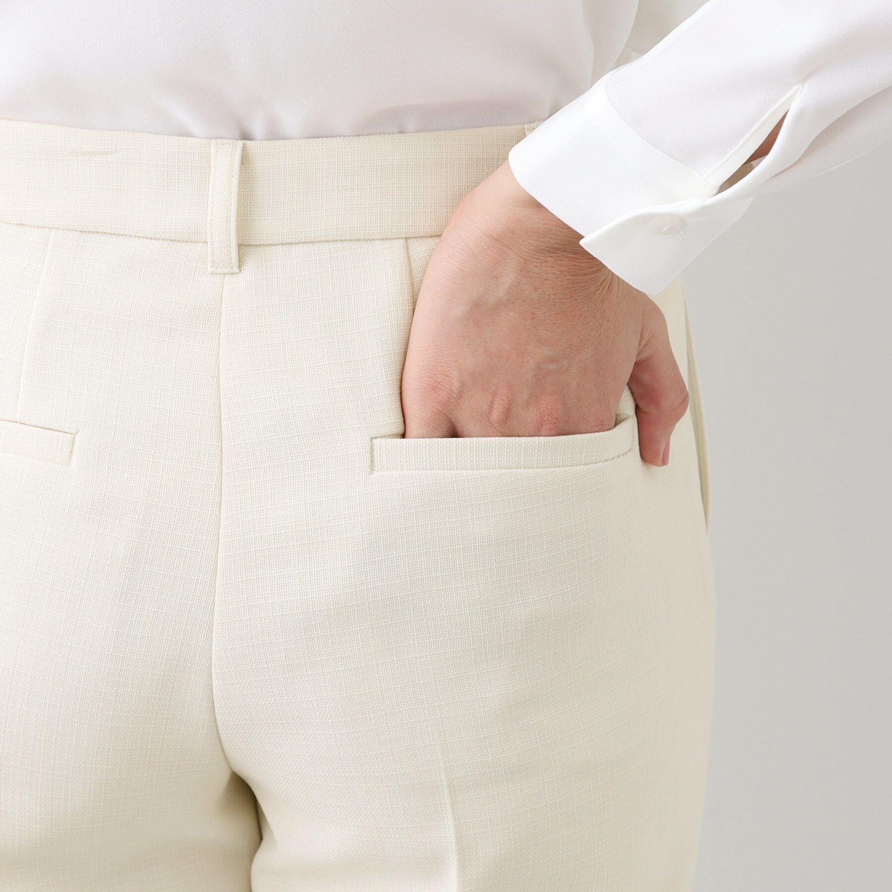 INDIVI「【洗える／スーツ】ストレートラインパンツ」|スーツ|