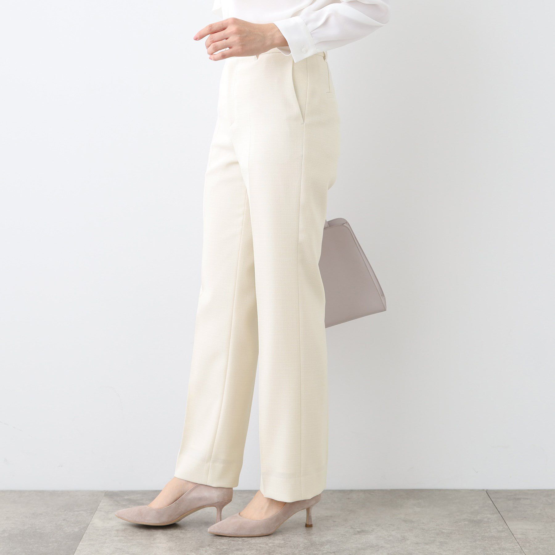 INDIVI「【洗える／スーツ】ストレートラインパンツ」|スーツ|