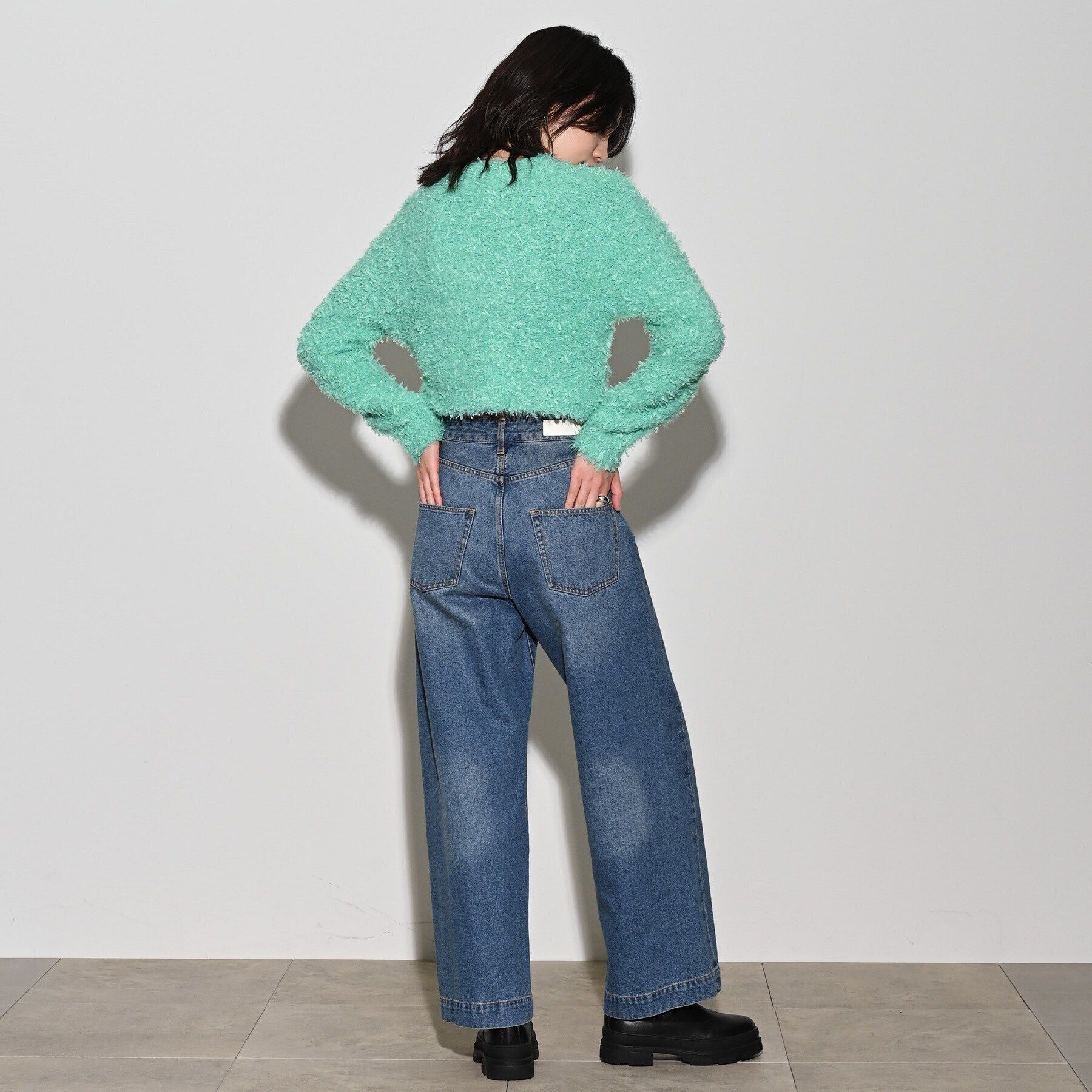 GALLEST「フェザーヤーンカーディガン」|カーディガン|