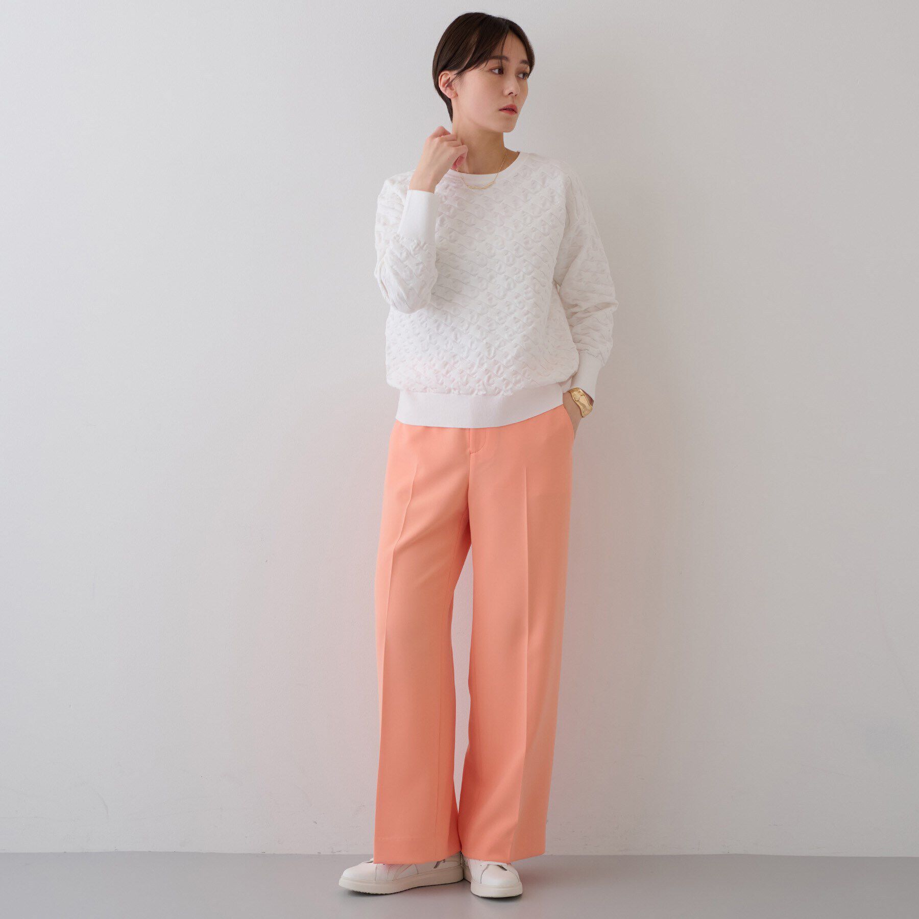 INDIVI「【INDIVIオリジナル】ジップスニーカー」|スニーカー|