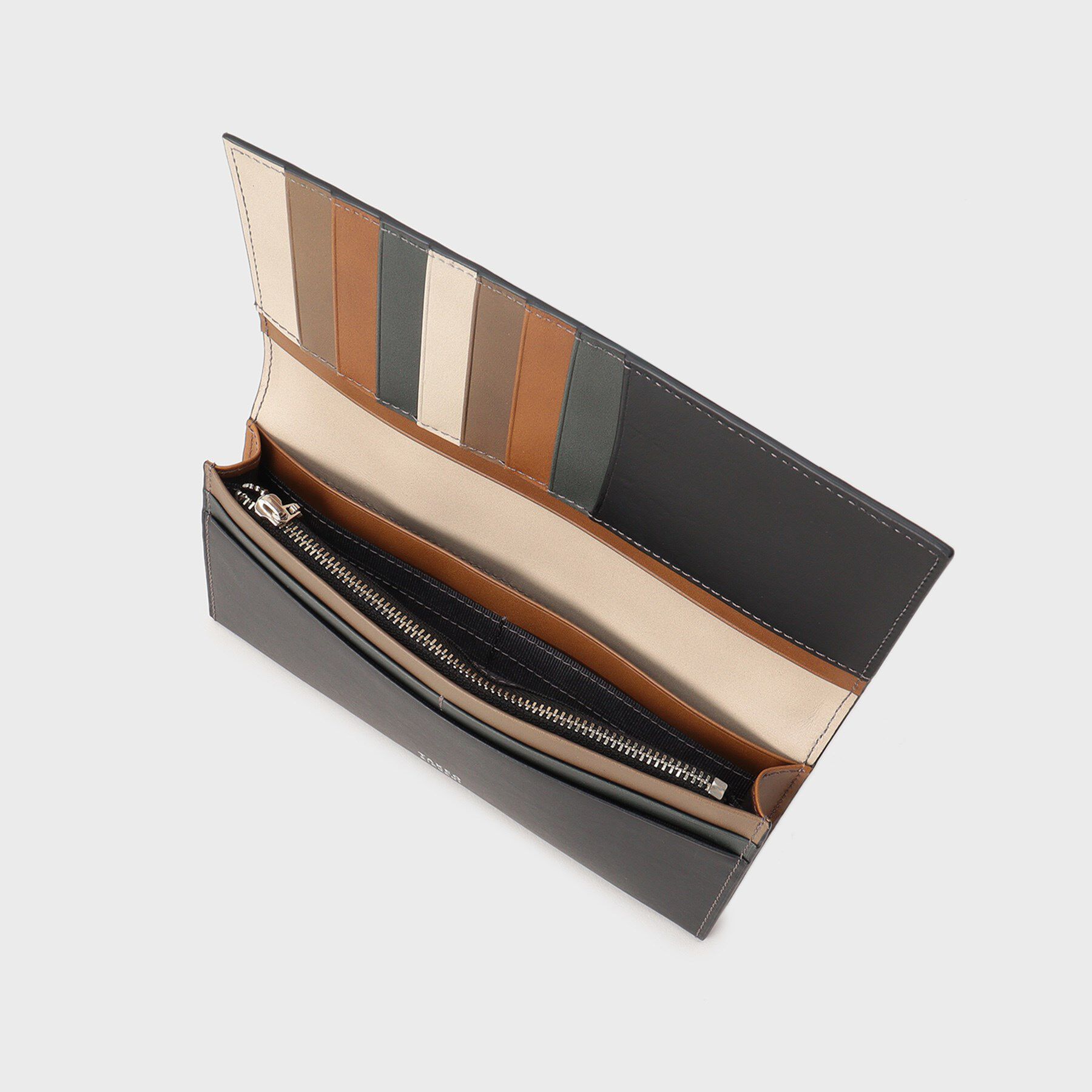 TAKEO KIKUCHI「アンティーク調レザー 2つ折り長財布」|財布|