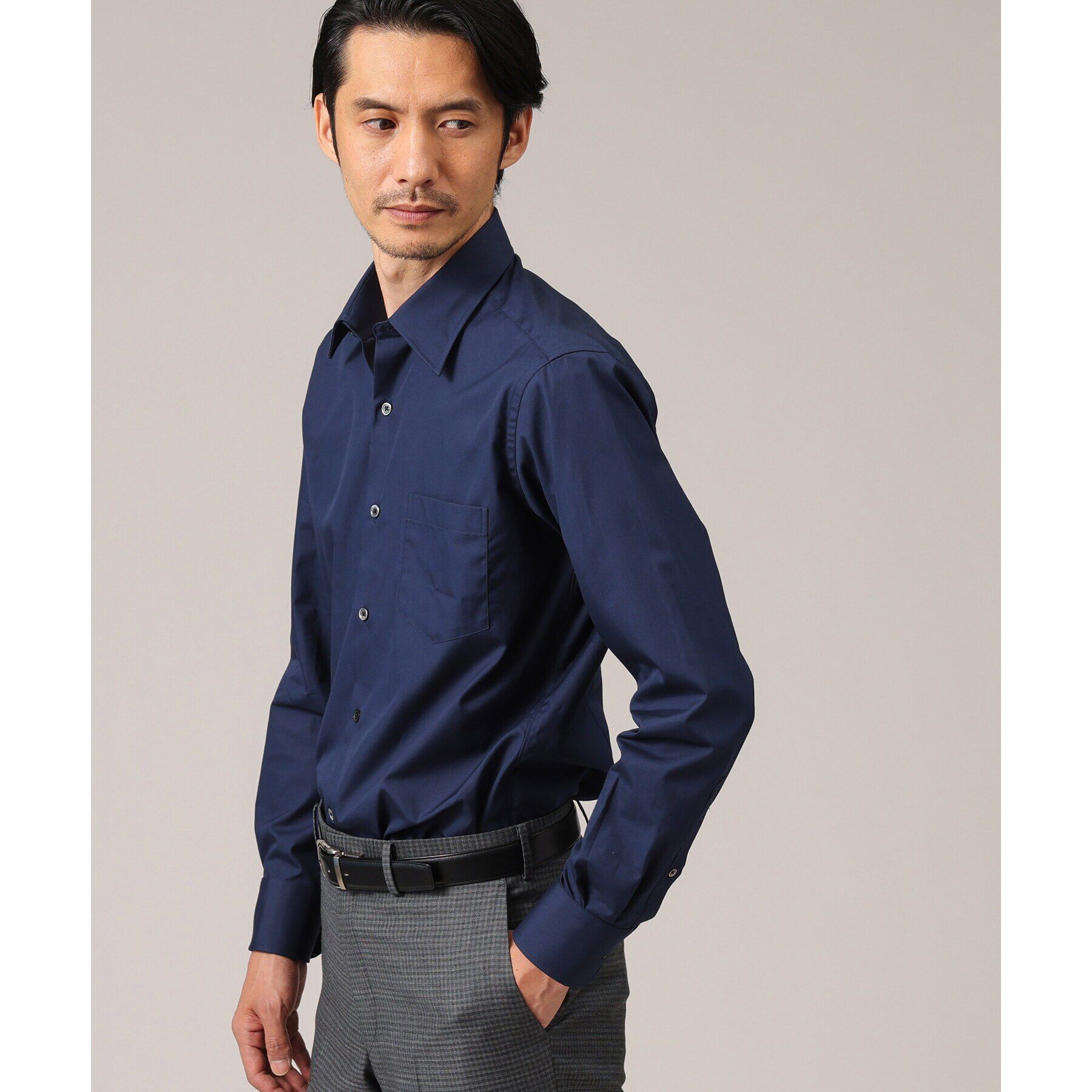 TAKEO KIKUCHI「【ベーシック】100双 ブロード レギュラーカラー シャツ」|シャツ・ブラウス|