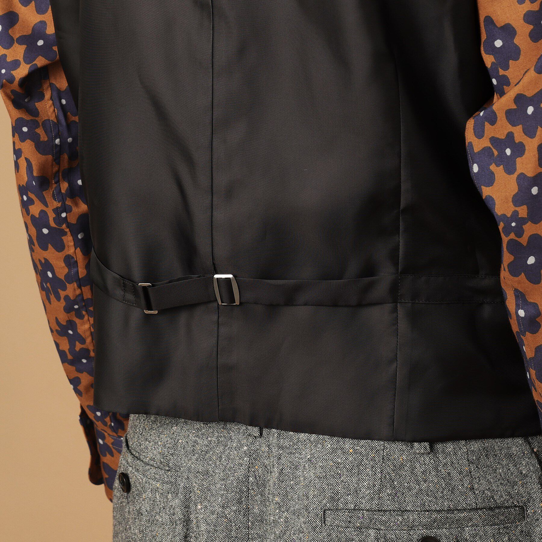 40CARATS&525「【3ピース対応/日本製】ネップ ホームスパン ヴェスト」|ベスト・ジレ|