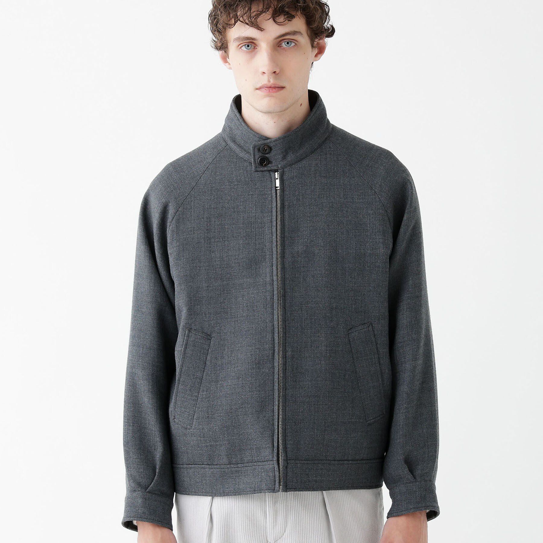 TAKEO KIKUCHI「【THE FLAGSHIP】ウールダブルフェイス ブルゾン」|ブルゾン・スタジャン|