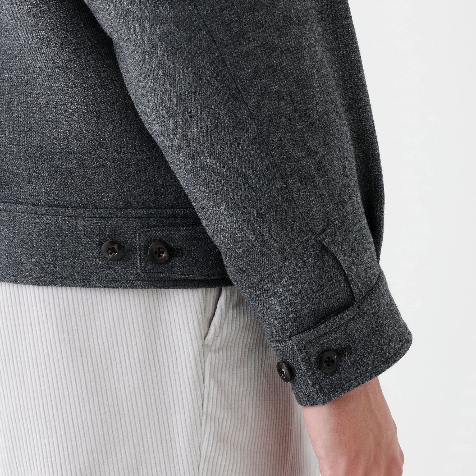 TAKEO KIKUCHI「【THE FLAGSHIP】ウールダブルフェイス ブルゾン」|ブルゾン・スタジャン|