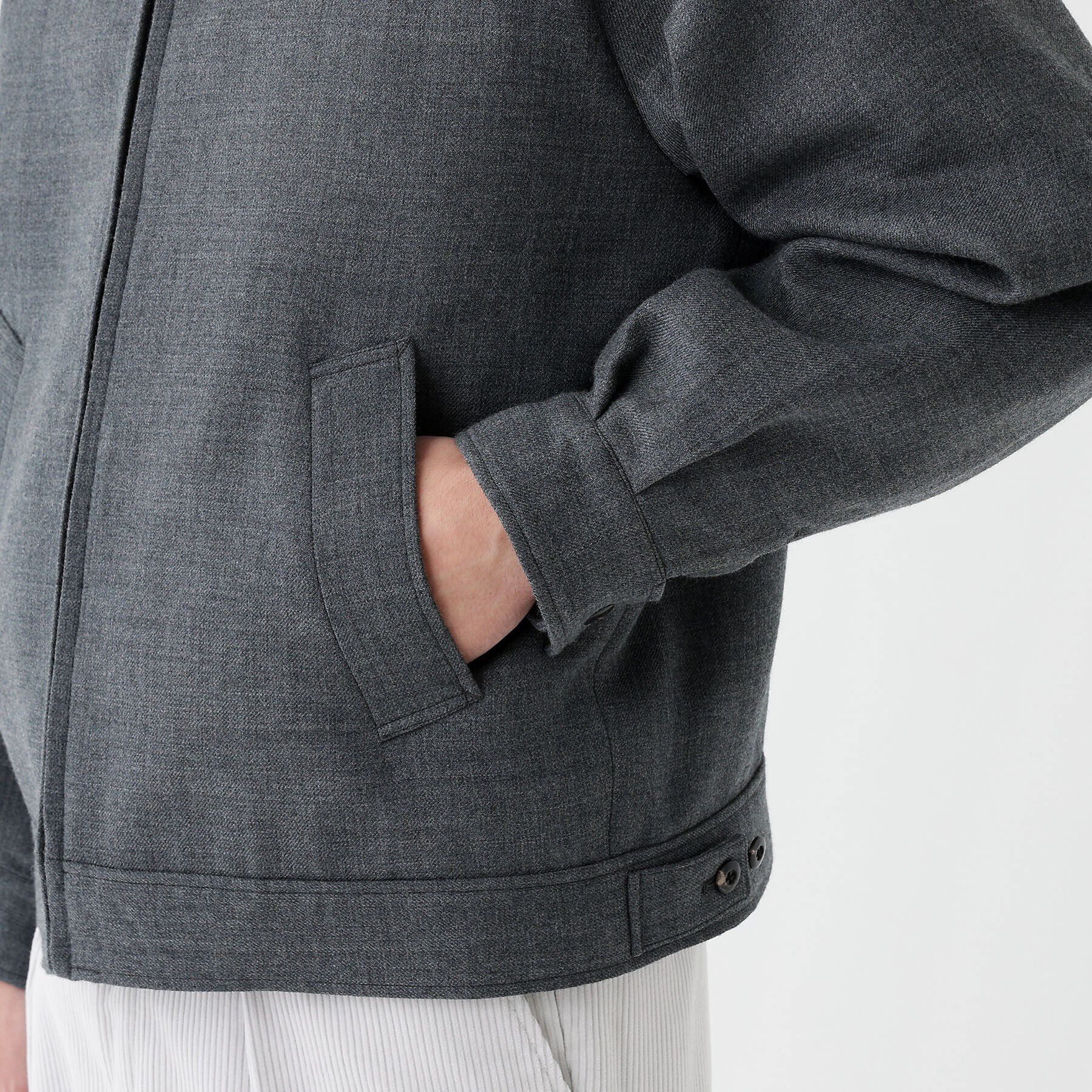 TAKEO KIKUCHI「【THE FLAGSHIP】ウールダブルフェイス ブルゾン」|ブルゾン・スタジャン|