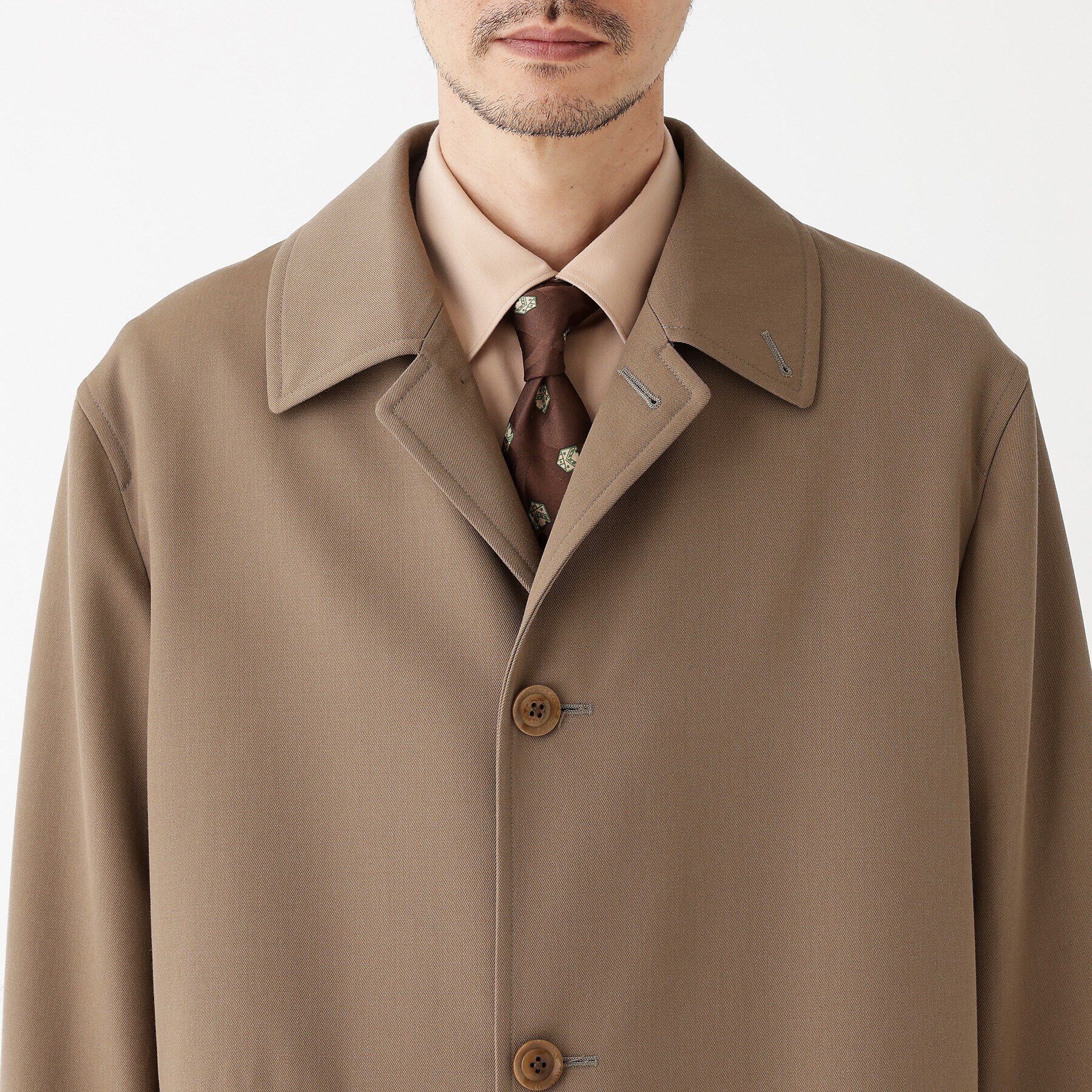 TAKEO KIKUCHI「【THE FLAGSHIP】ヴィンテージギャバジン ステンカラー コート」|ステンカラーコート|