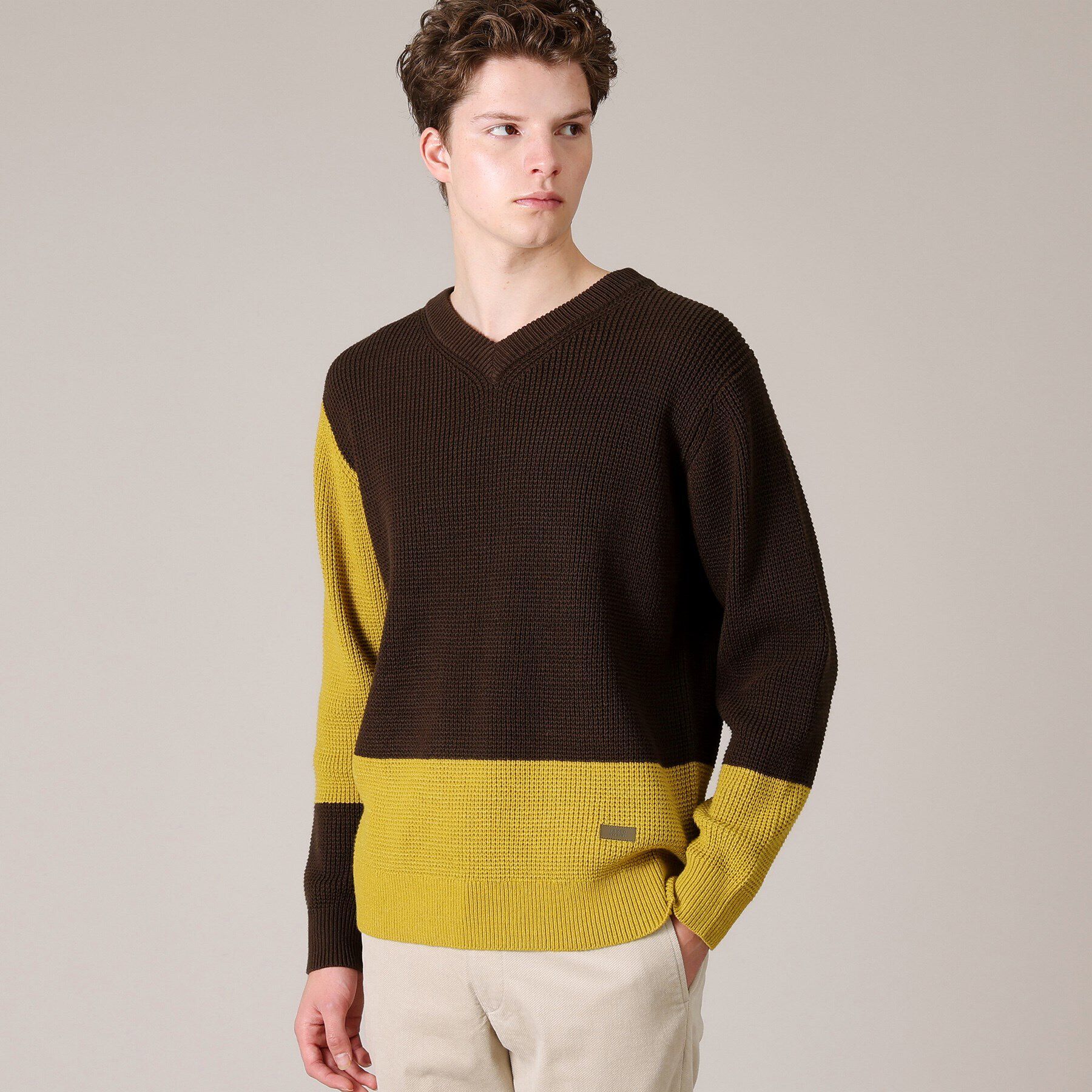 TAKEO KIKUCHI「ウィンターコットン混 プルオーバー ニット」|ニット・セーター|