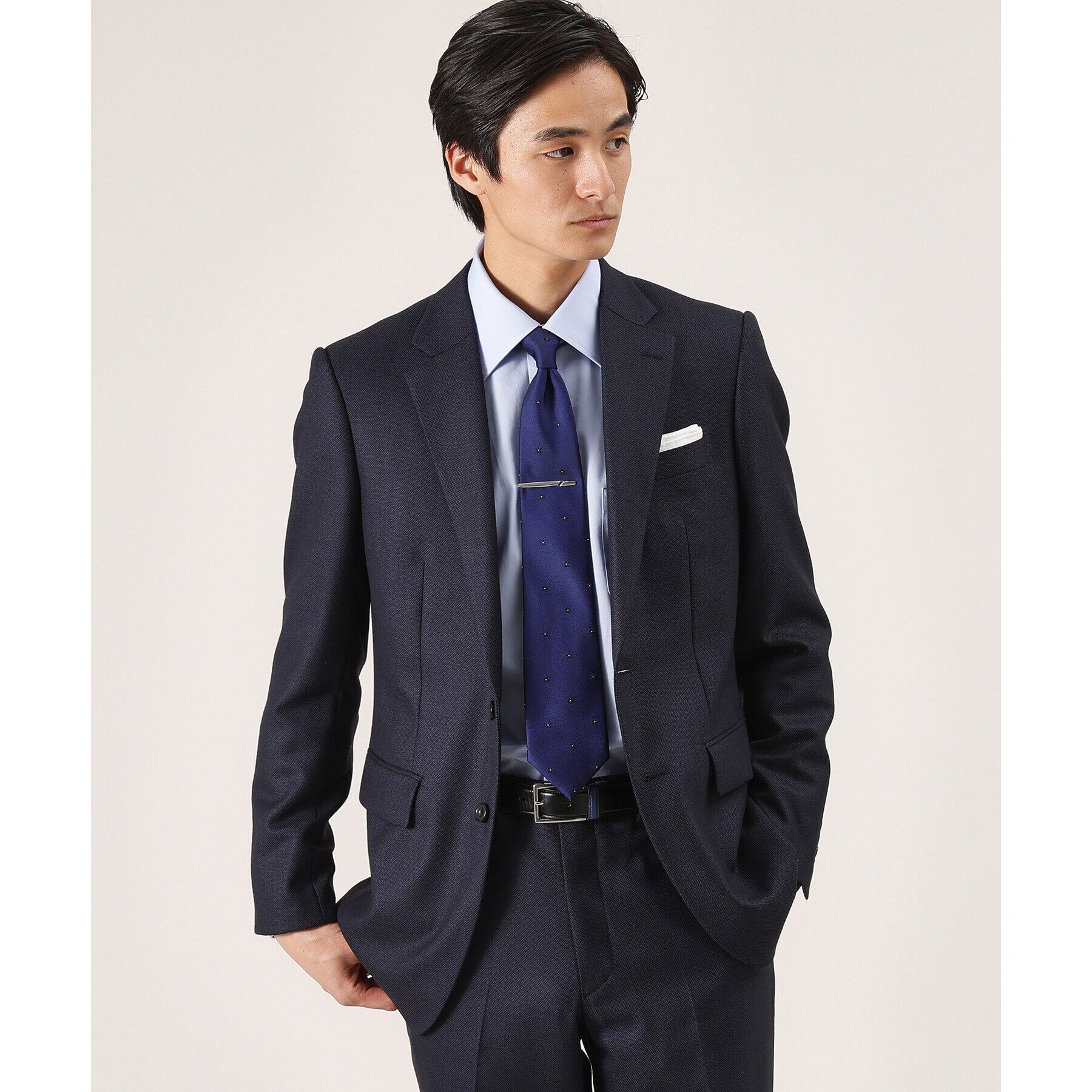 TAKEO KIKUCHI「【フレッシャーズ】カンジャンテ ミニフラワー小紋　ネクタイ」|ネクタイ・蝶ネクタイ|