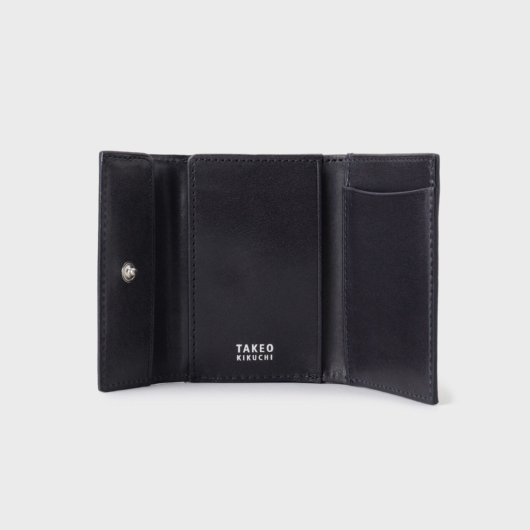 TAKEO KIKUCHI「スムース三つ折りコンパクト」|財布|