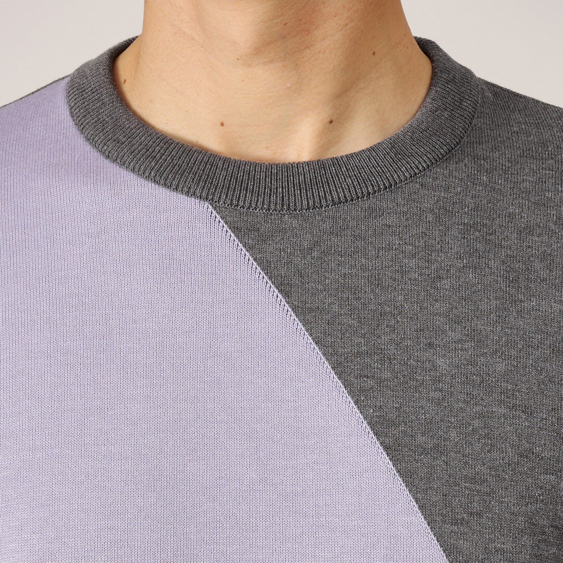 TAKEO KIKUCHI「【Made in JAPAN】スクエア インターシャ ニット」|ニット・セーター|