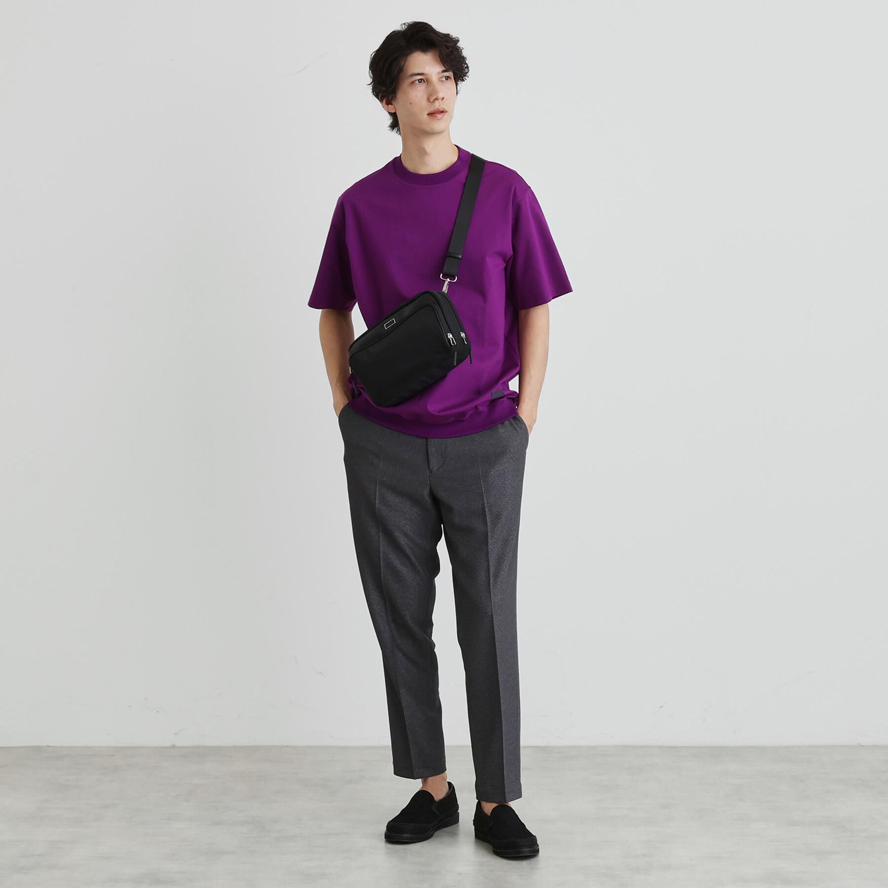 TAKEO KIKUCHI「【尾州織】後染め ドビーメッシュ イージーパンツ」|その他|