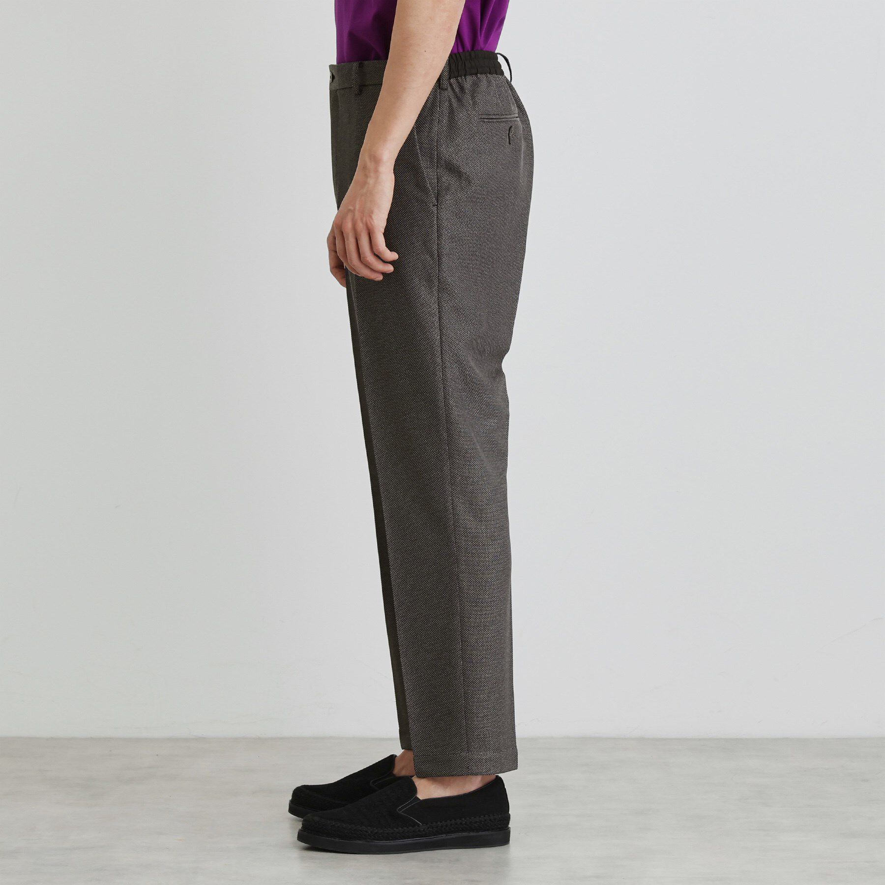 TAKEO KIKUCHI「【尾州織】後染め ドビーメッシュ イージーパンツ」|その他|