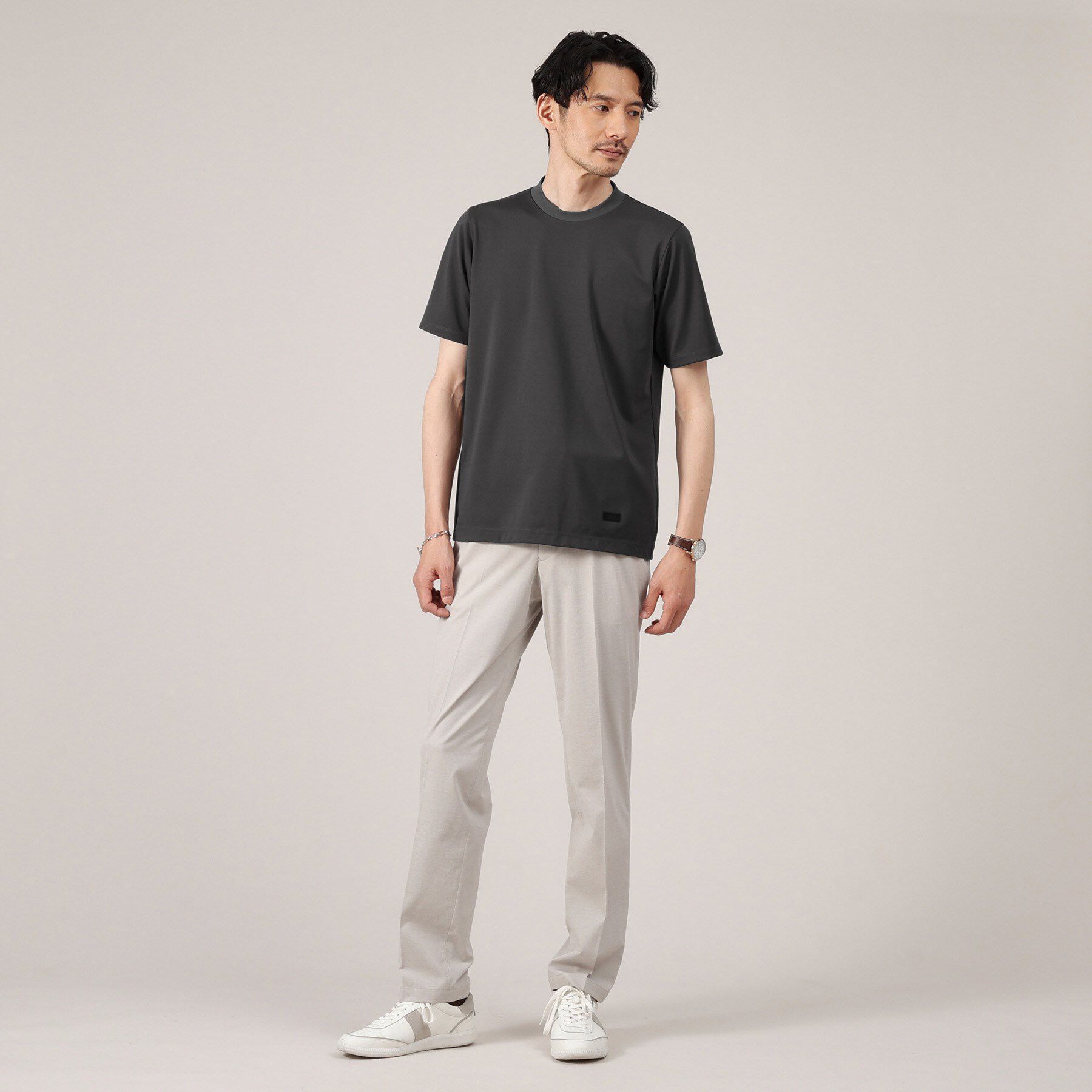 TAKEO KIKUCHI「【接触冷感】テーラード Tシャツ」|Tシャツ・カットソー|