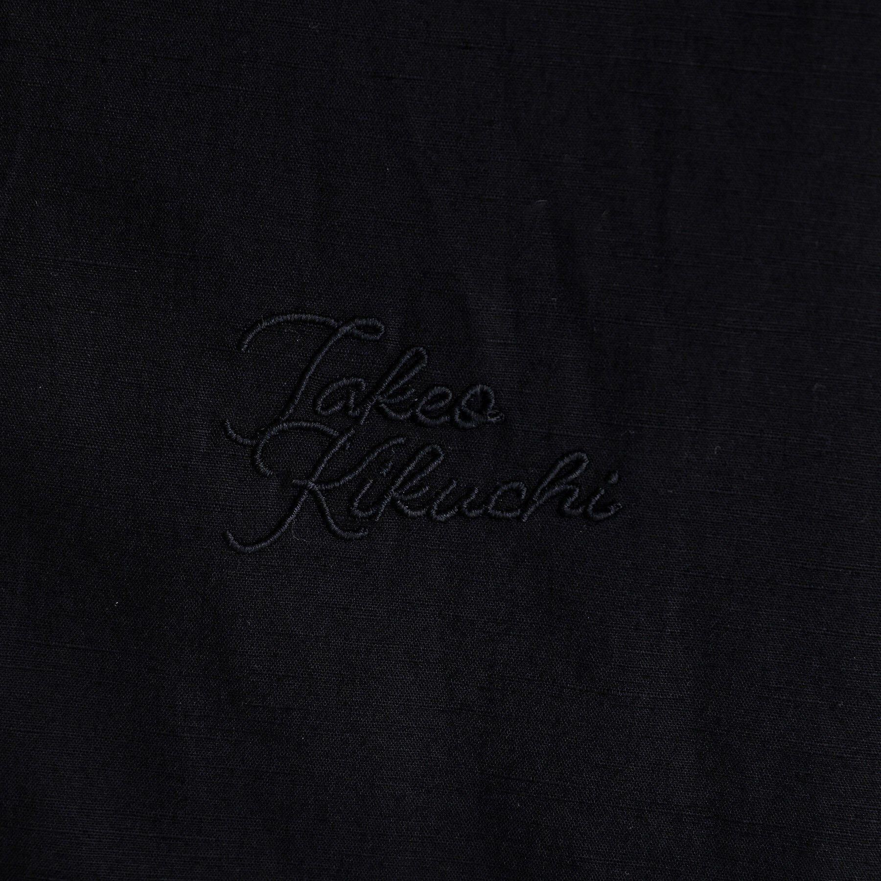 TAKEO KIKUCHI「【LIMITED】ワンポイントロゴ刺繍 綿麻半袖シャツ」|シャツ・ブラウス|