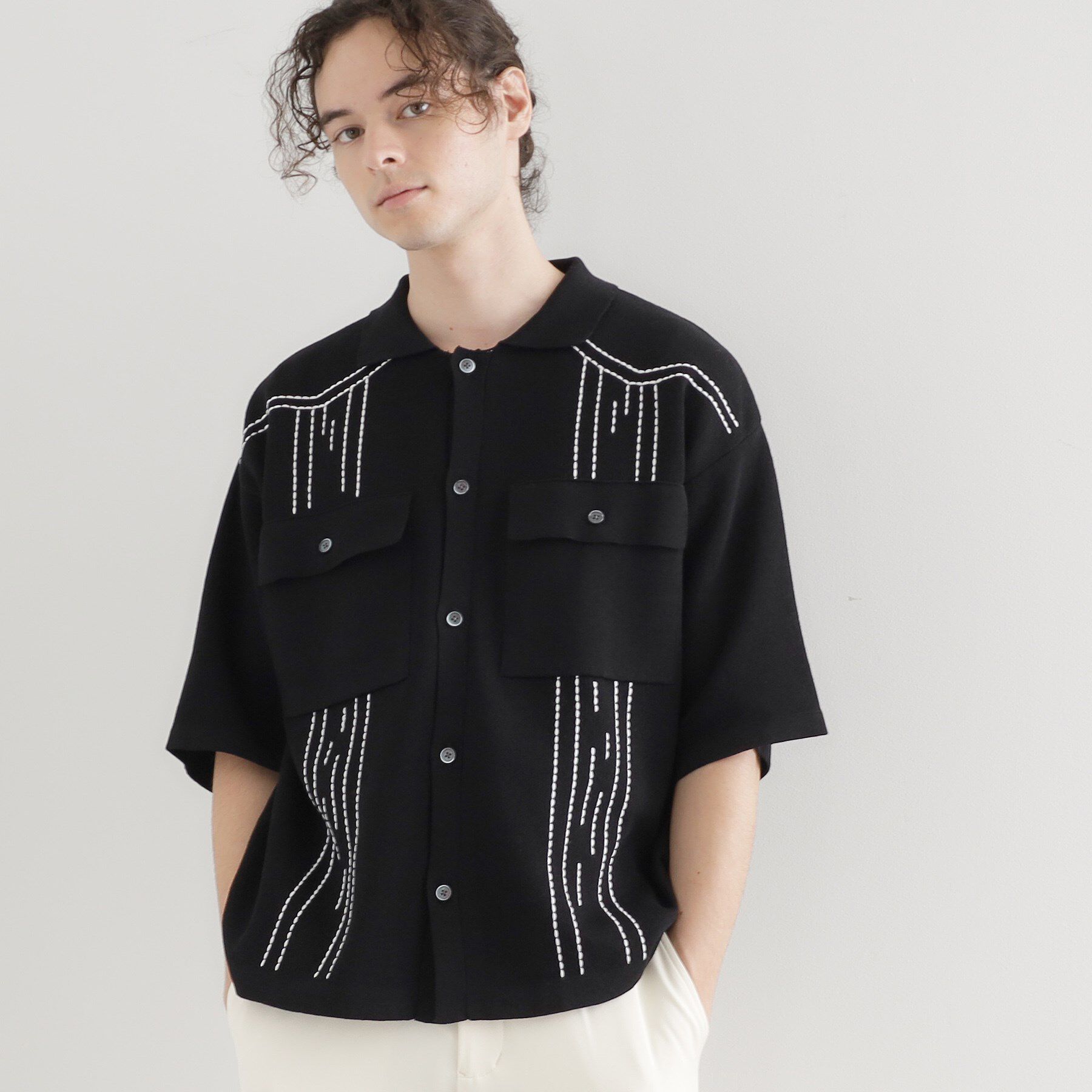 tk.TAKEO KIKUCHI「ウェスタンポロカーディガン」|カーディガン|