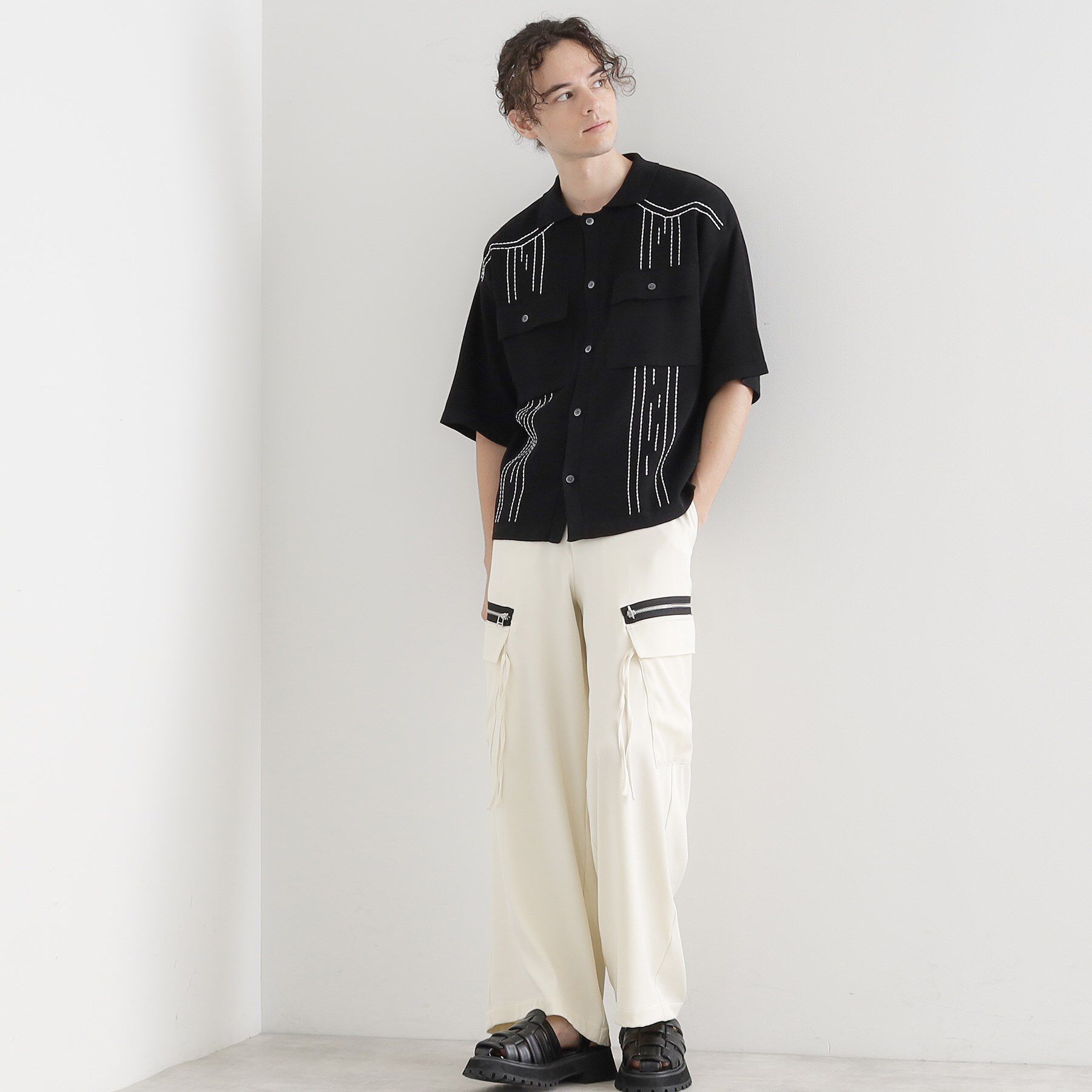 tk.TAKEO KIKUCHI「ウェスタンポロカーディガン」|カーディガン|